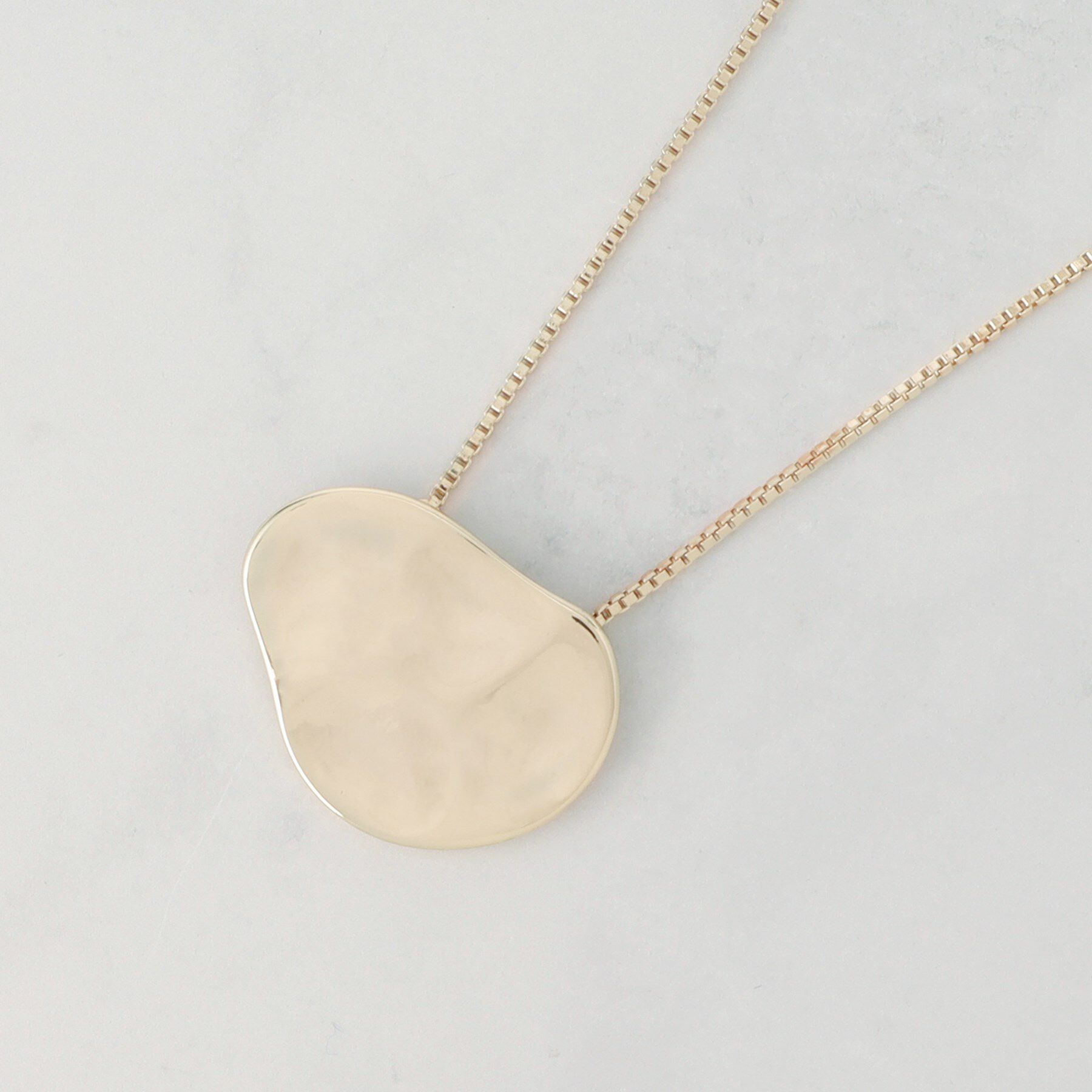 Reflect「メタルプレートロングネックレス」|ネックレス|