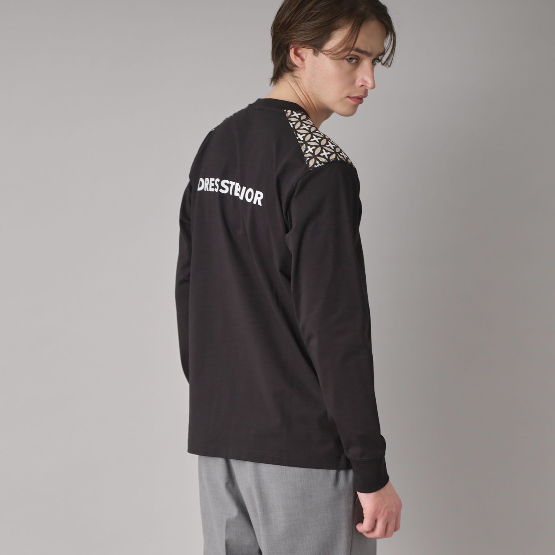 DRESSTERIOR「【接触冷感/UVカット】BACK BREEZE TECH ロングTシャツ」|Tシャツ・カットソー|