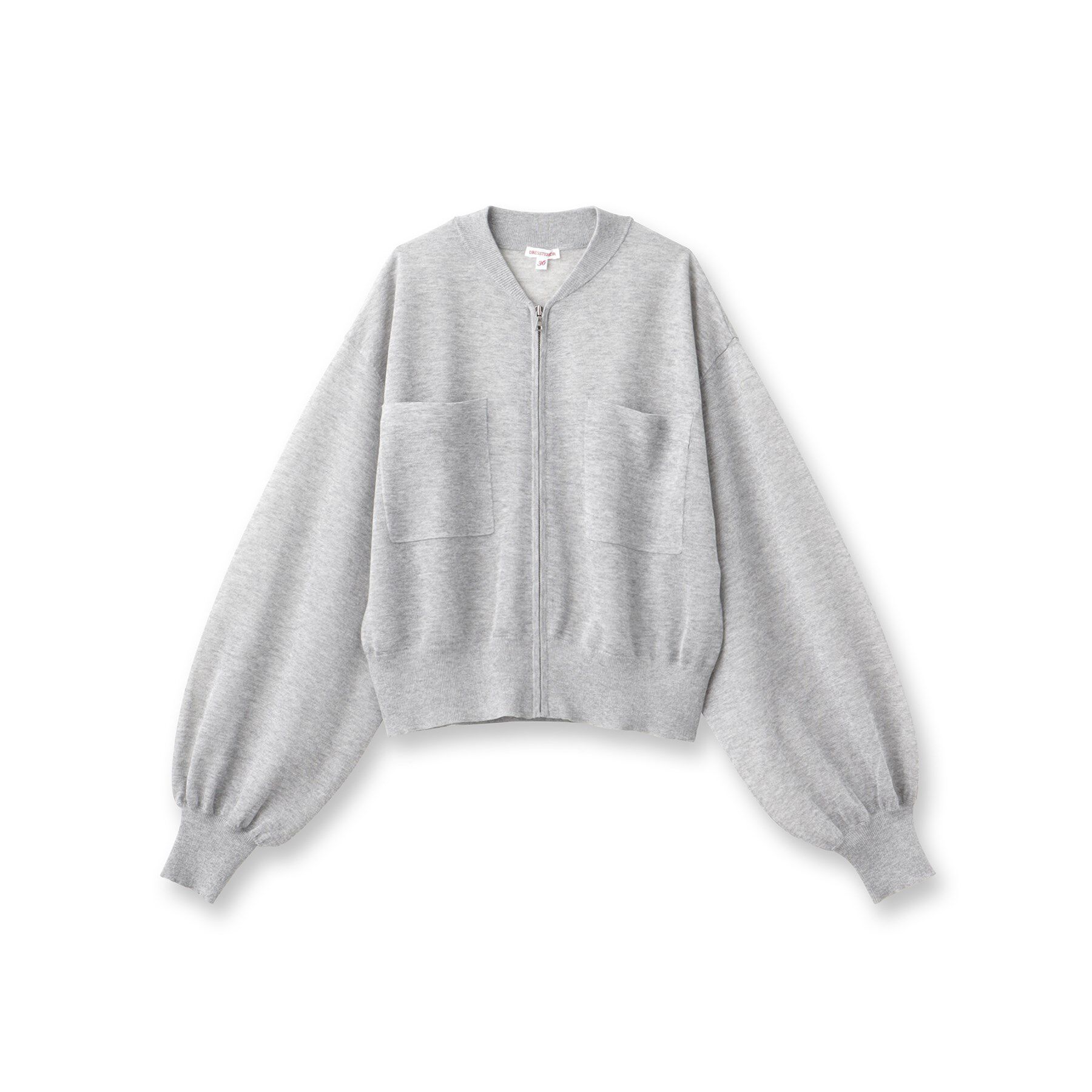 DRESSTERIOR「【洗える/清涼感】シアージップアップニットブルゾン」|ブルゾン・スタジャン|