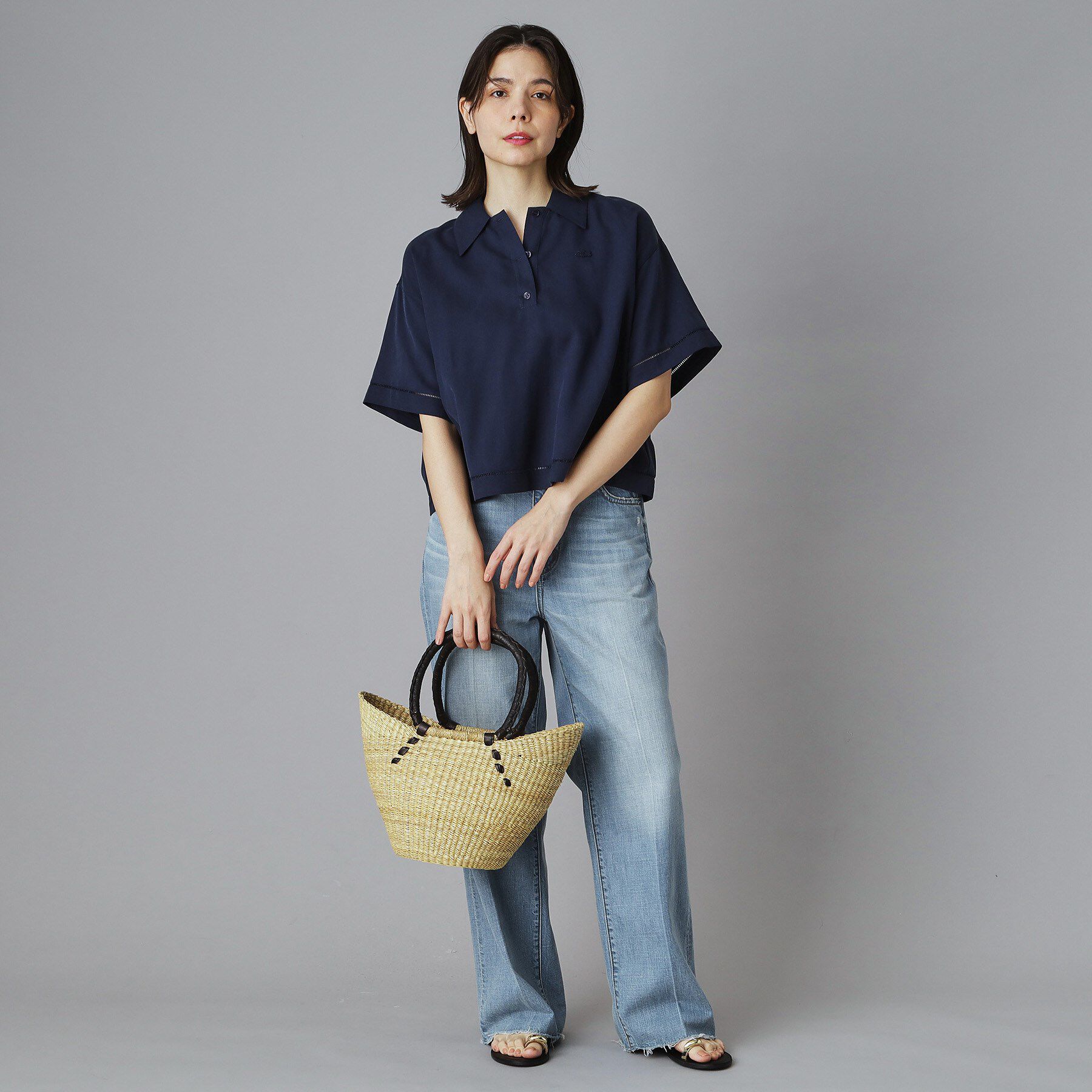 DRESSTERIOR「LACOSTE（ラコステ）ワイドポロシャツ」|ポロシャツ|