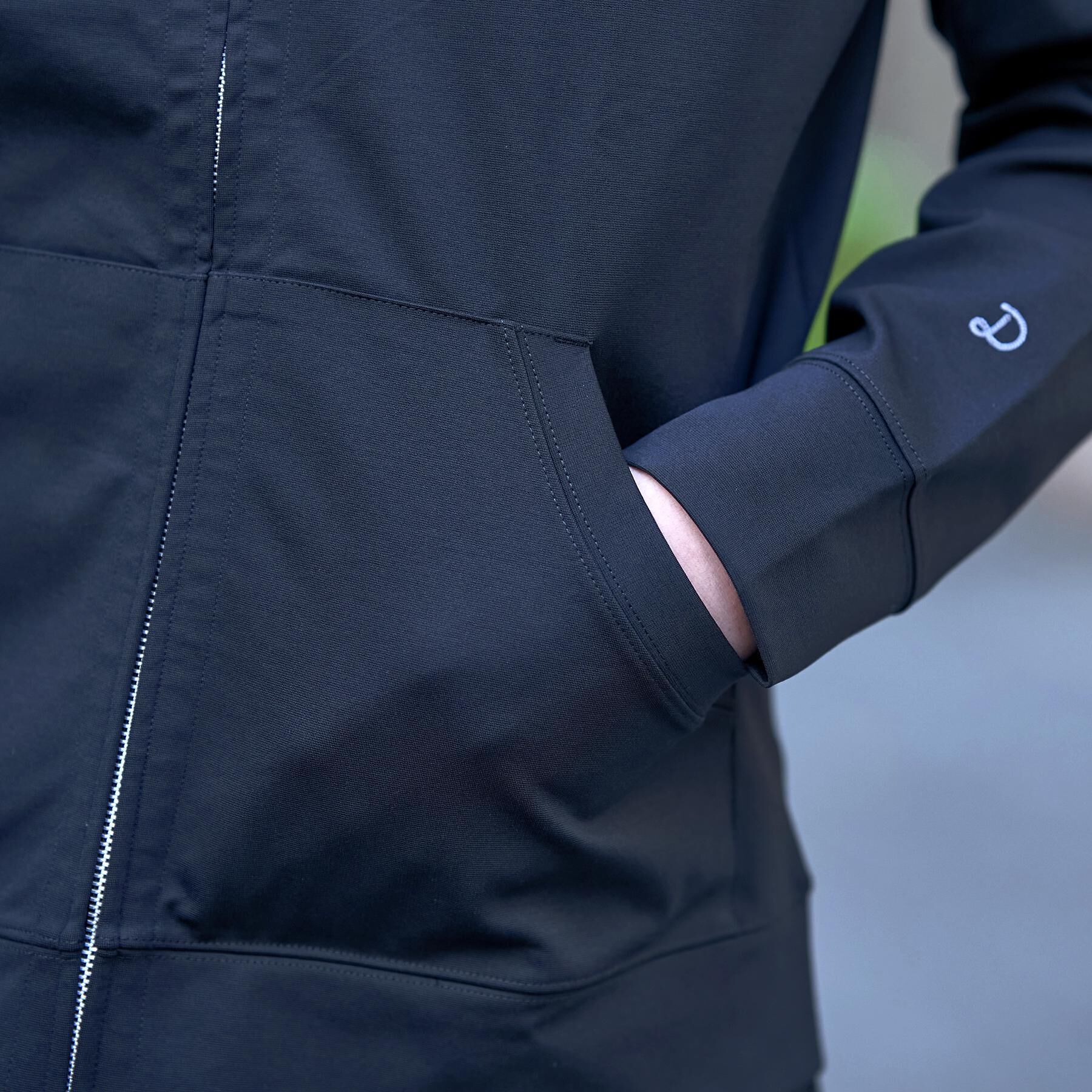 DRESSTERIOR「【接触冷感／セットアップ可】ドライタッチ ハイカウントジップアップパーカ」|パーカー|