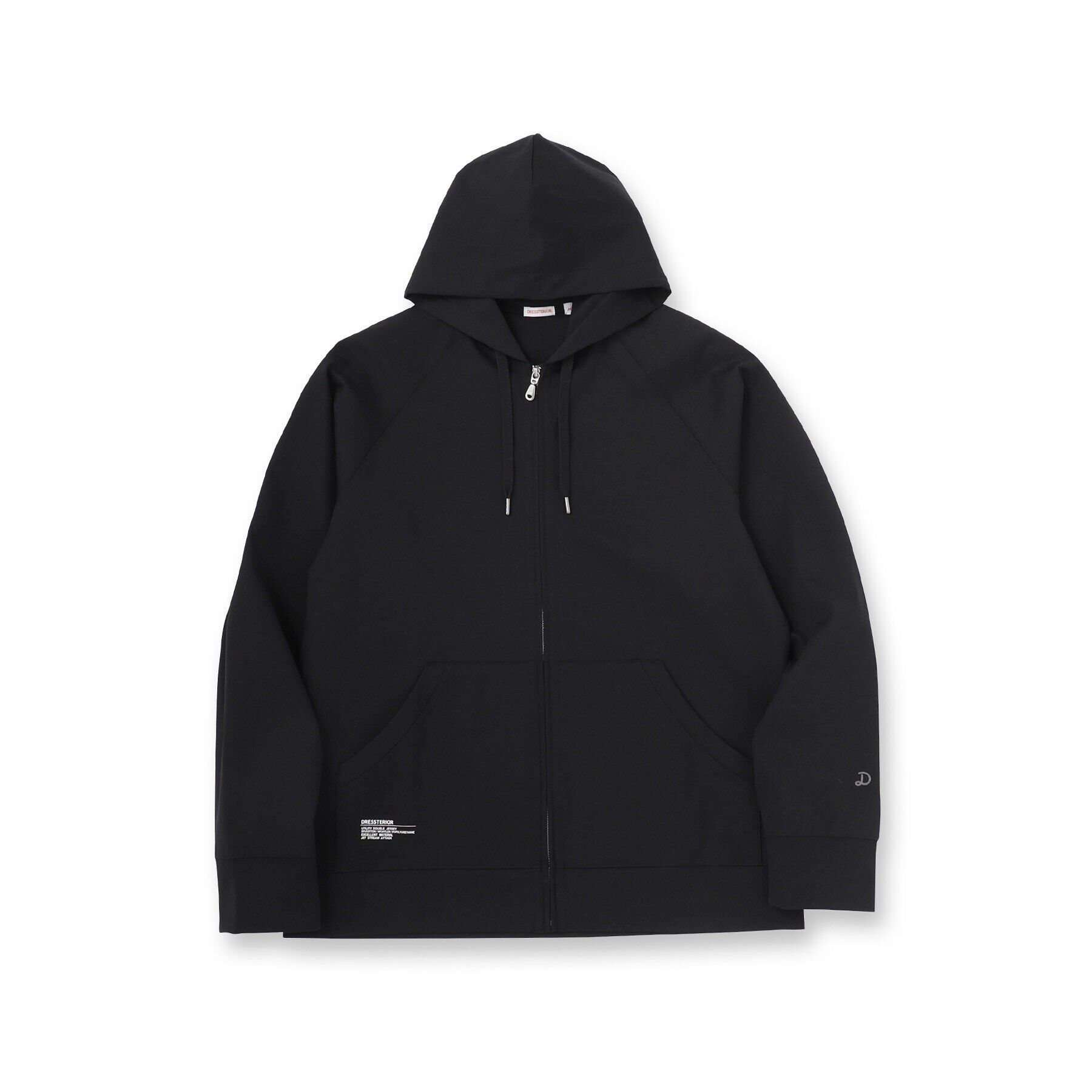 DRESSTERIOR「【接触冷感／セットアップ可】ドライタッチ ハイカウントジップアップパーカ」|パーカー|