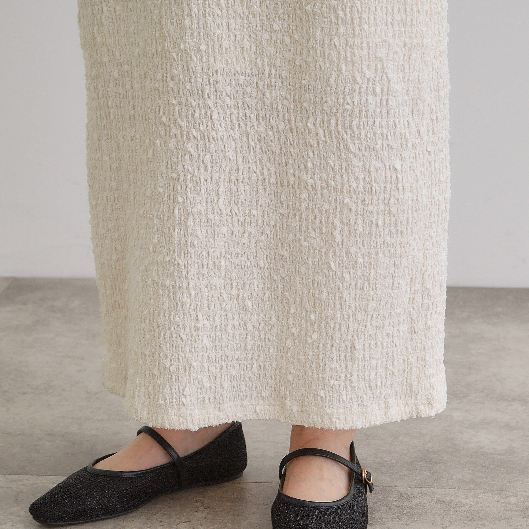 grove「シャーリングナロースカート」|スカート|