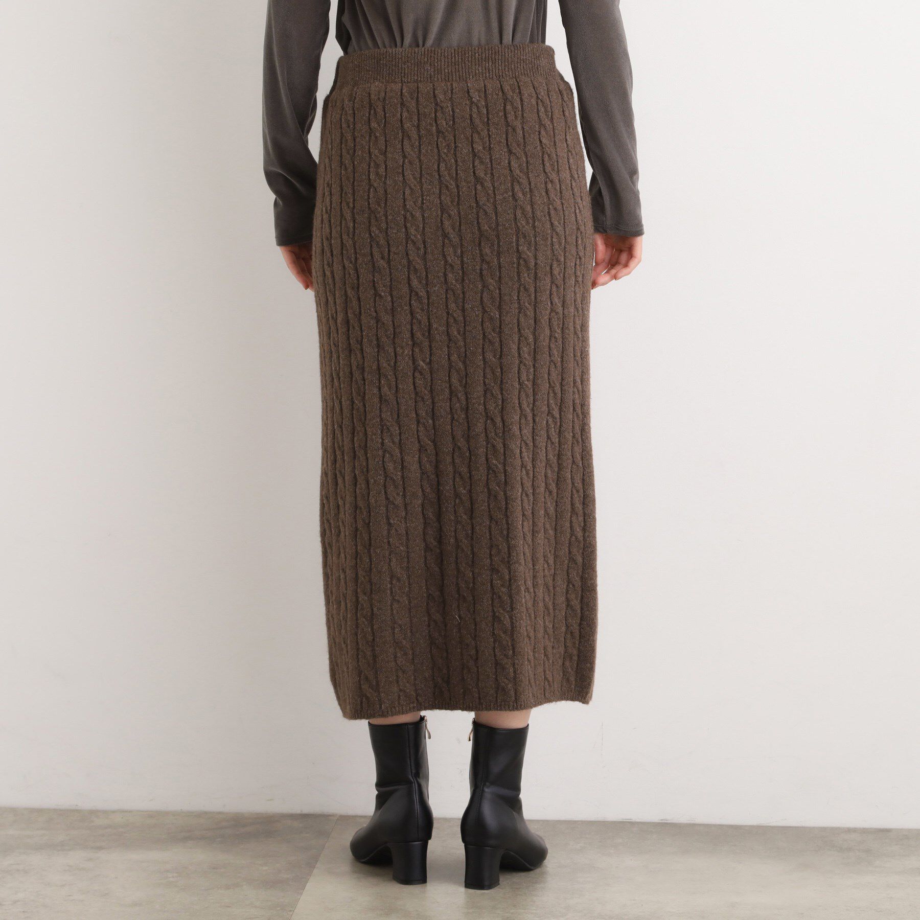 grove「【SETITEM】ケーブルニットスカート」|スカート|