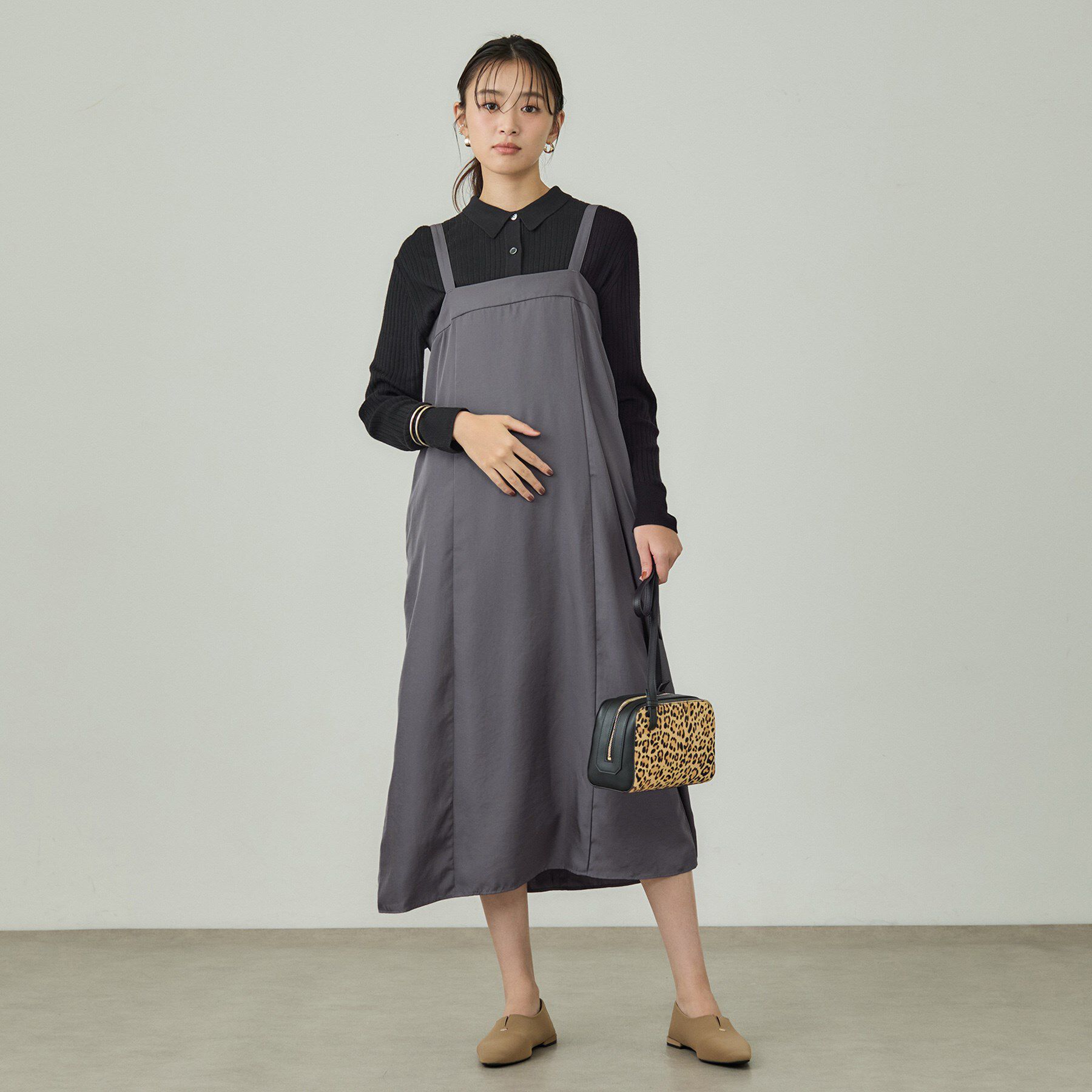 INDIVI「【洗える／UVケア】スリップワンピース」|ワンピース|