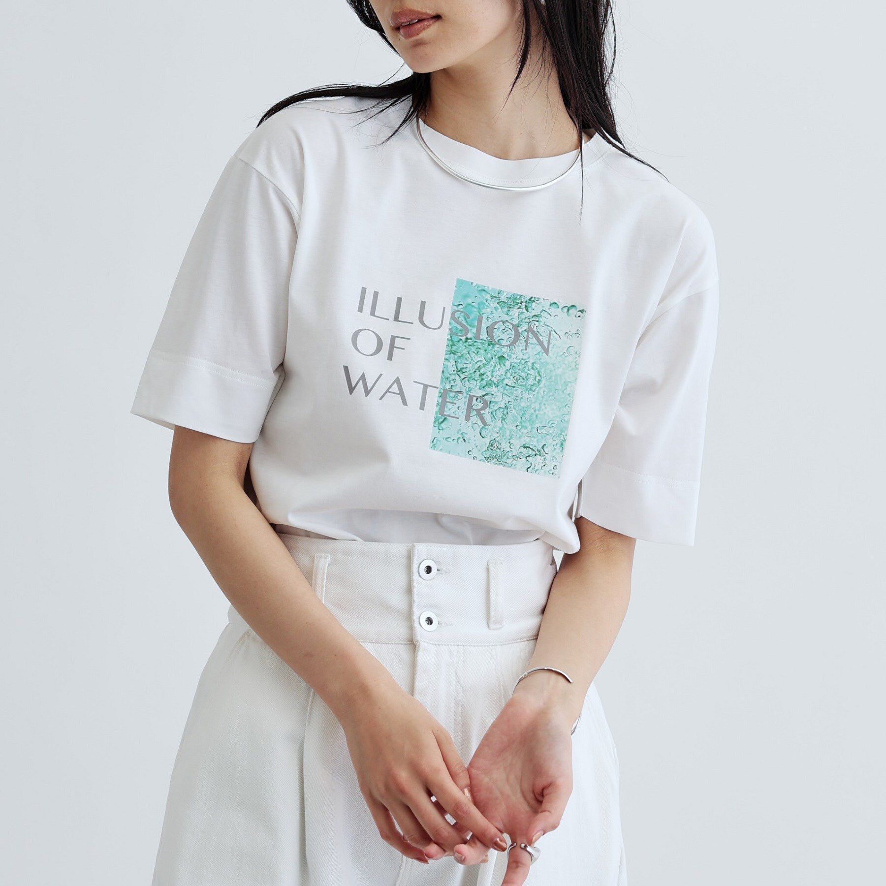GALLEST「ILLUSION of WATER プリントTシャツ」|Tシャツ・カットソー|