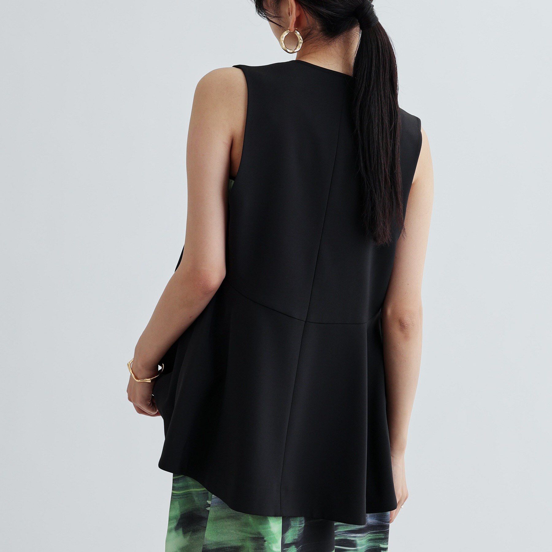 GALLEST「【セットアップ対応】イージーペプラムジレ」|ベスト・ジレ|