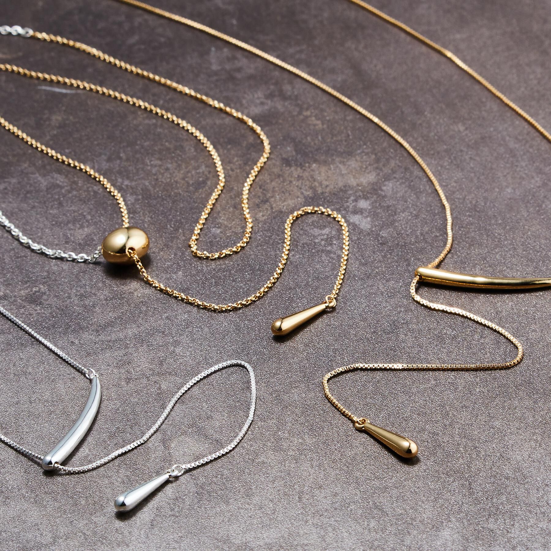 INDIVI「【2WAY】フリードロップネックレス」|ネックレス|