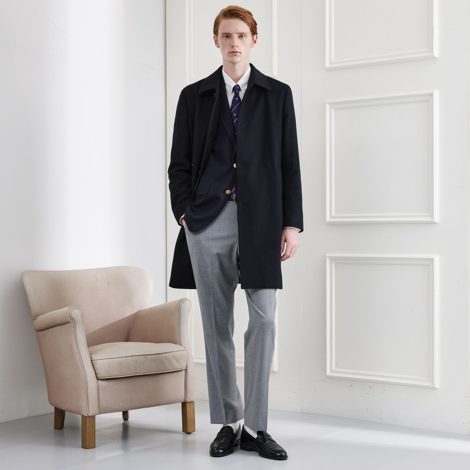 TAKEO KIKUCHI「【LIMITED】ウール混ステンカラーコート」|ステンカラーコート|