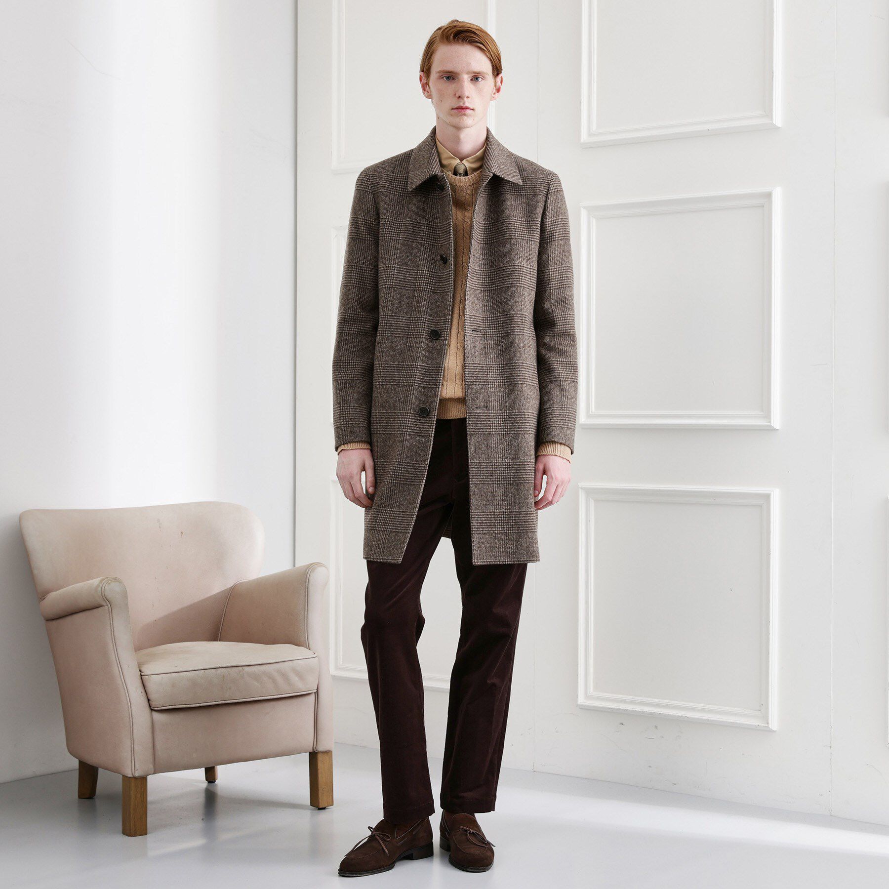 TAKEO KIKUCHI「【LIMITED】ウール混ステンカラーコート」|ステンカラーコート|