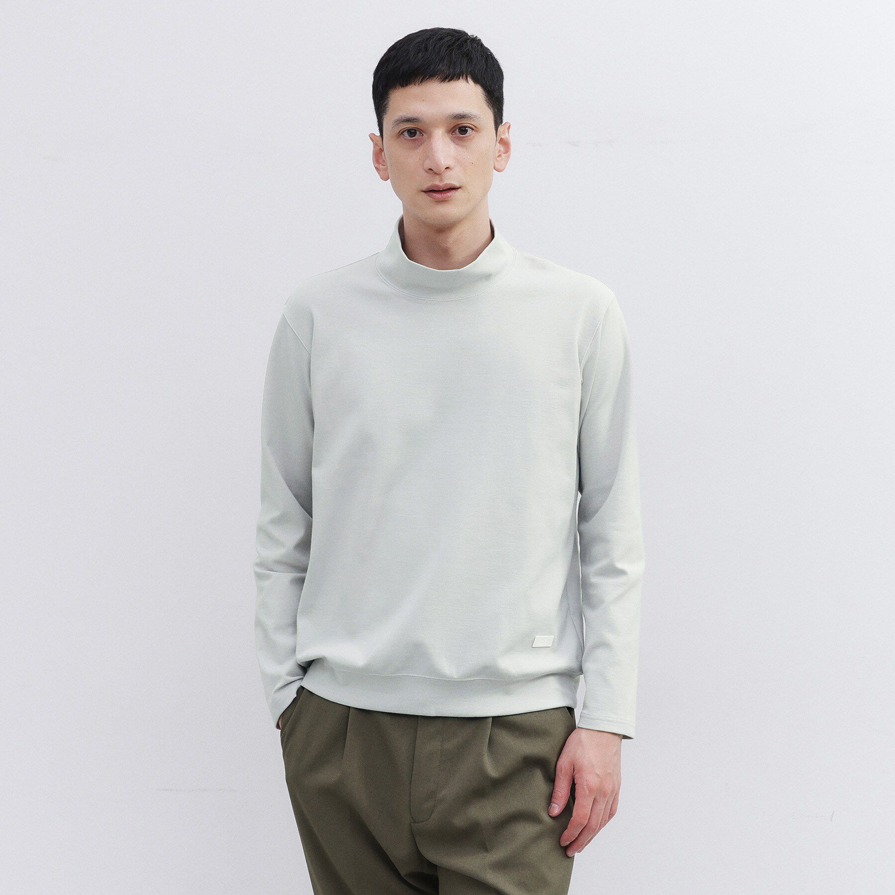 TAKEO KIKUCHI「【Sサイズ～】ウォーム ミラノリブ オフネック プルオーバー」|Tシャツ・カットソー|