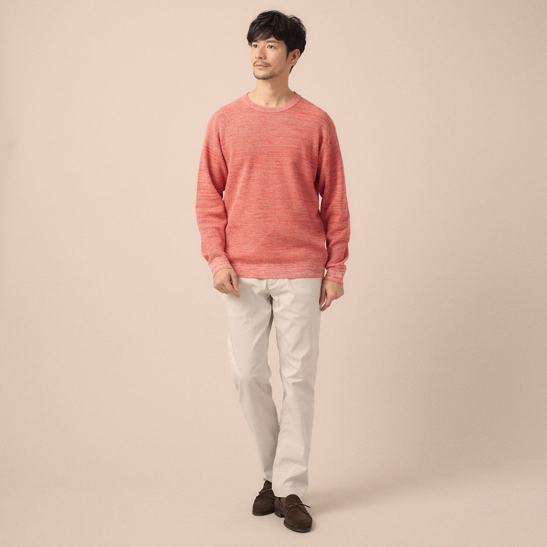 TAKEO KIKUCHI「【洗える】カラースプリングニット」|ニット・セーター|