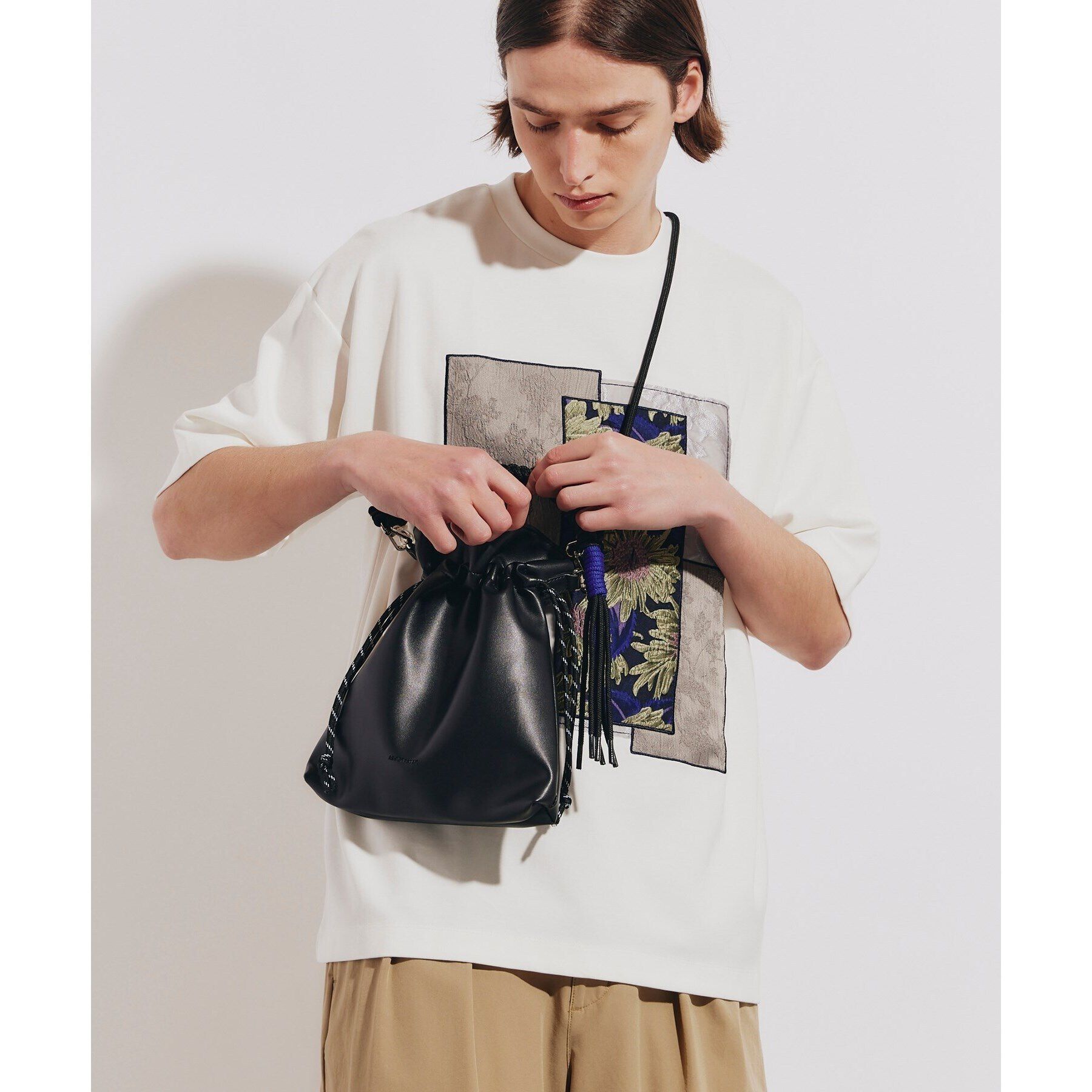 tk.TAKEO KIKUCHI「ADAMPATEK 別注 アソート巾着ショルダーバッグ」|ショルダー・メッセンジャー|