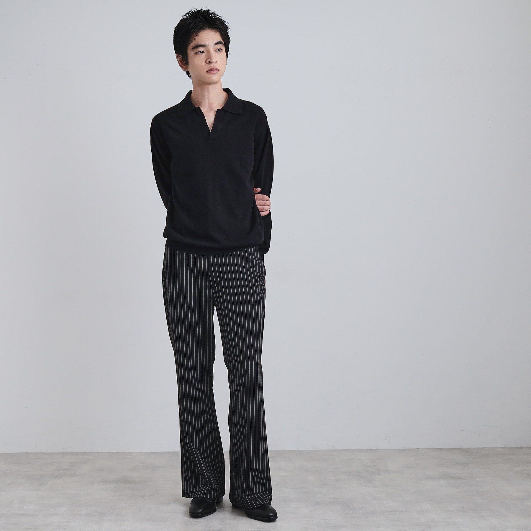 tk.TAKEO KIKUCHI「ピンストライプフレアスラックス」|その他|