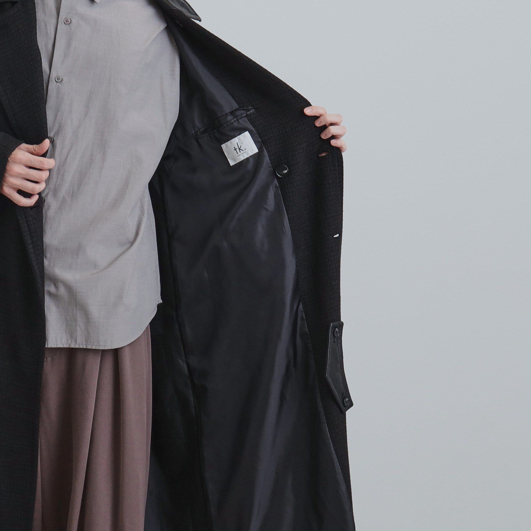 tk.TAKEO KIKUCHI「ツイードダブルオーバーコート」|その他|