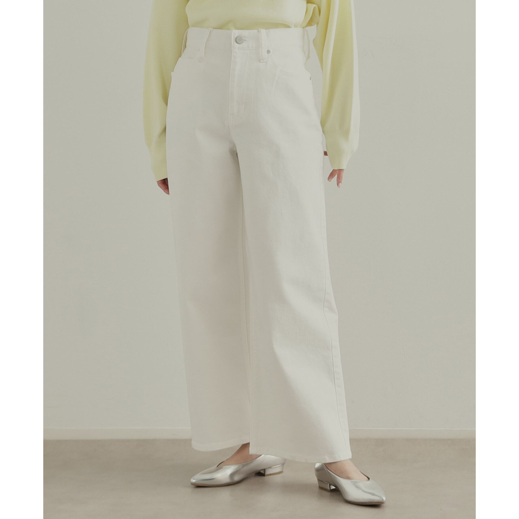 OPAQUE.CLIP「《SS-LLsize》ストレッチバギーデニム【洗濯機洗い可】」|デニム|