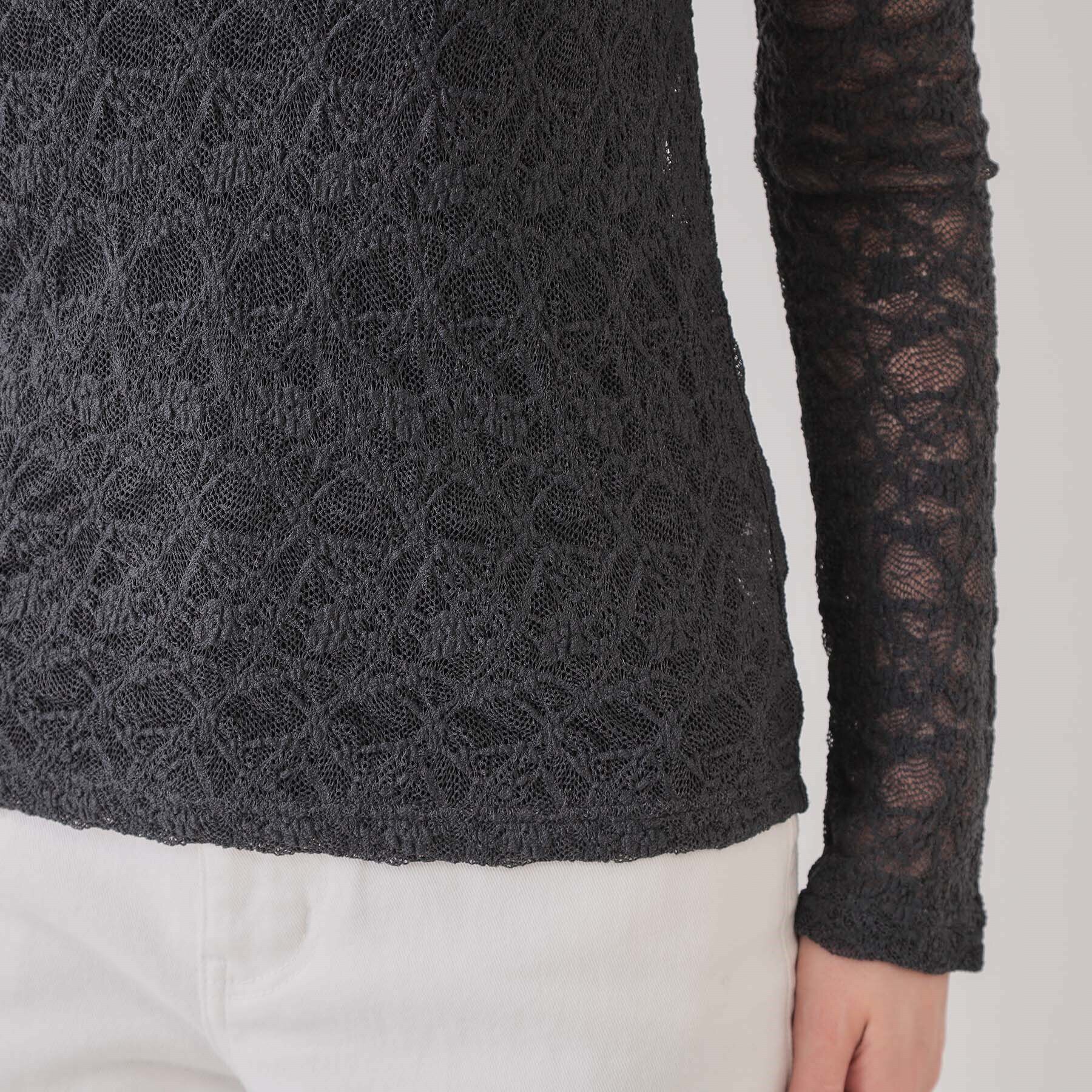 OPAQUE.CLIP「シアーレーストップス【洗濯機洗い可】」|Tシャツ・カットソー|