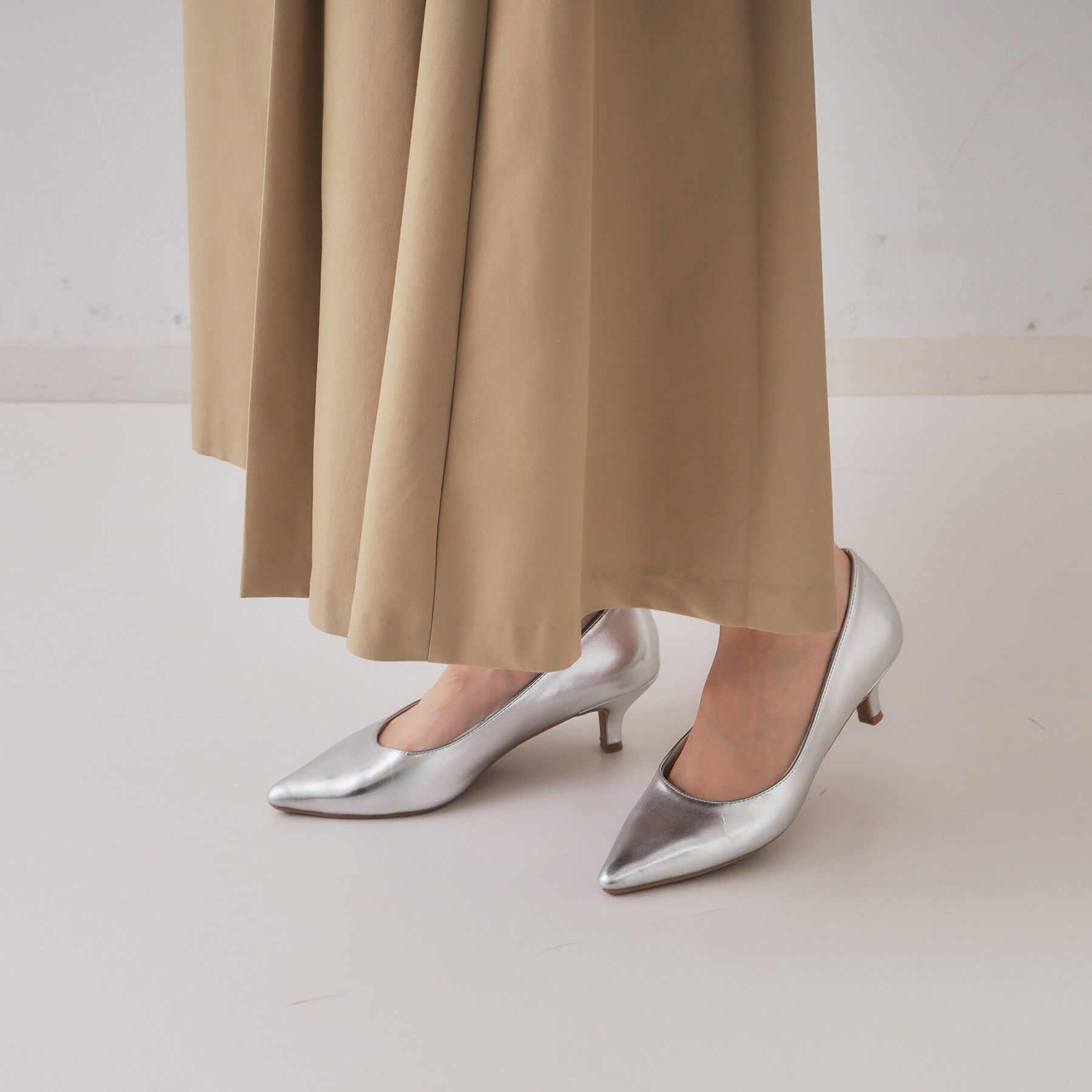 OPAQUE.CLIP「タックプリーツスカート【洗濯機洗い可】」|スカート|