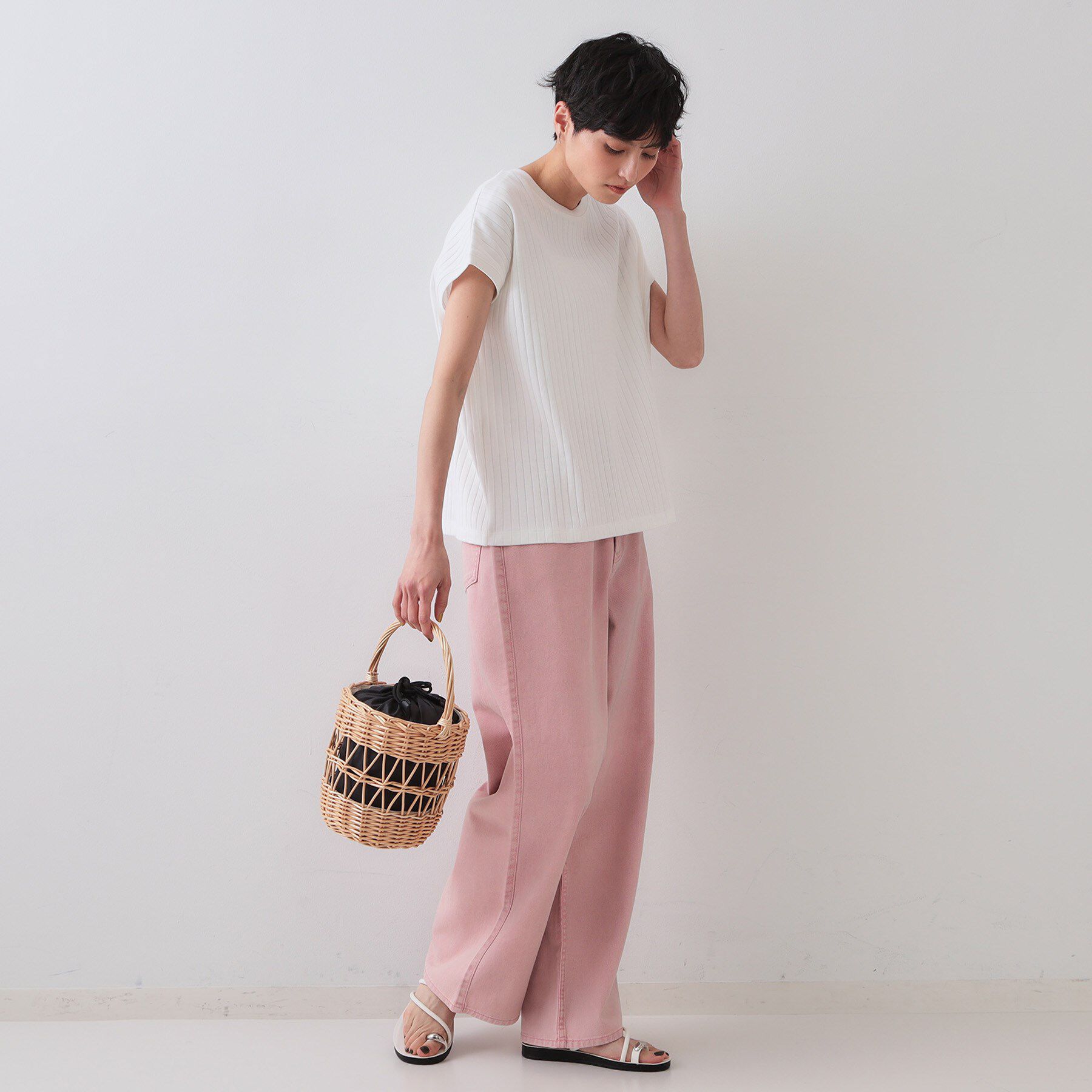 OPAQUE.CLIP「柳バスケットバッグ」|ハンドバッグ|