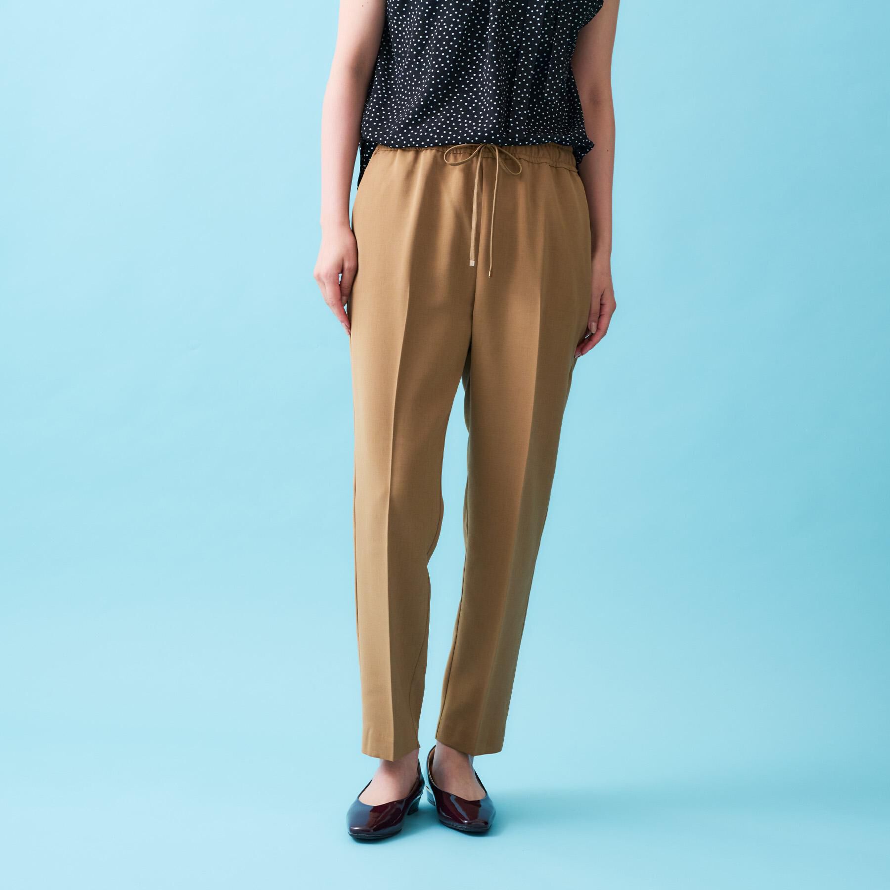 OPAQUE.CLIP「美脚イージーテーパードパンツ【防シワ/洗濯機洗い可/抗ピル/ストレッチ】《丈が選べる/SS-LLサイ」|その他|