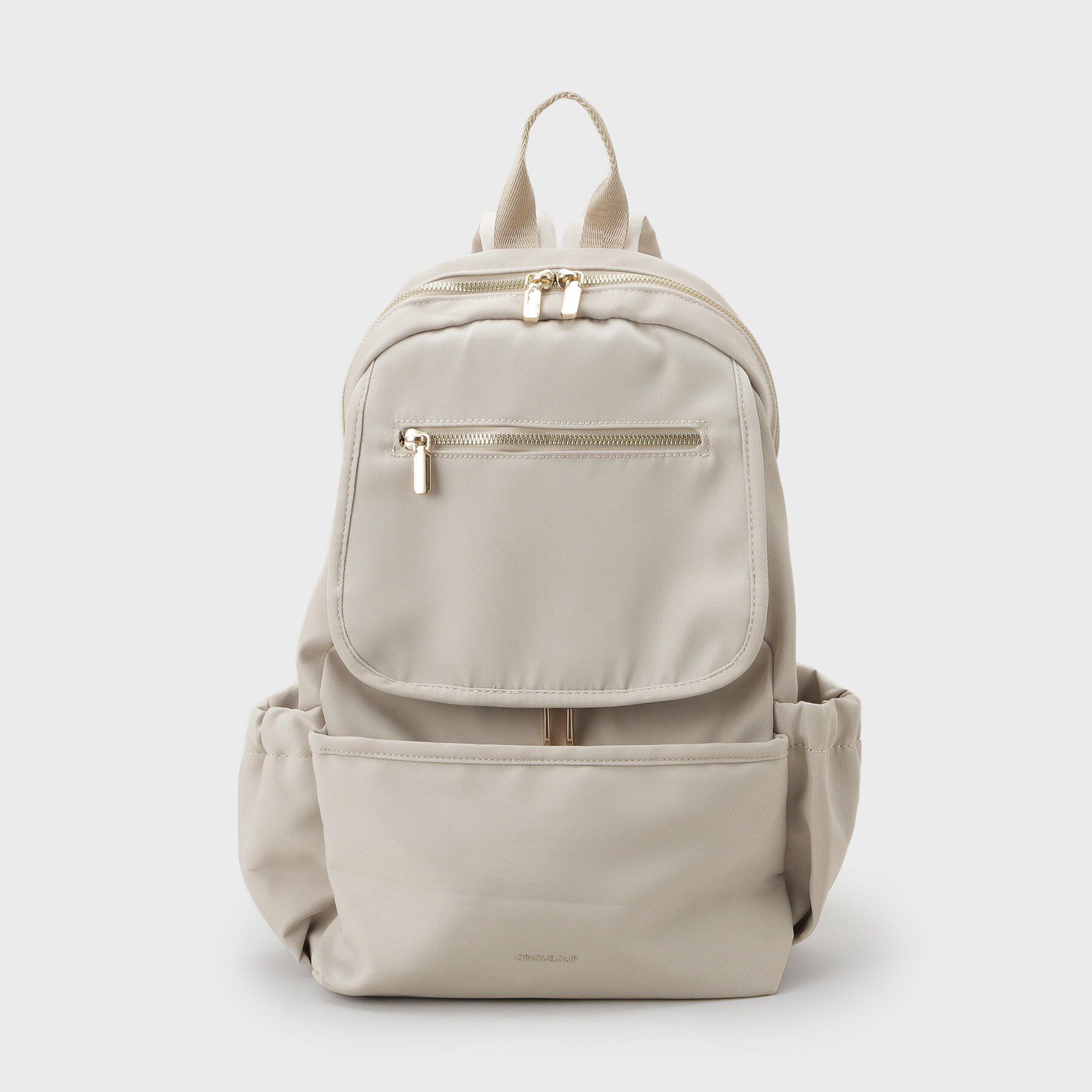 OPAQUE.CLIP「【撥水加工/多ポケット/A4サイズ対応】マルチファンクションツイルリュックサック」|リュック|