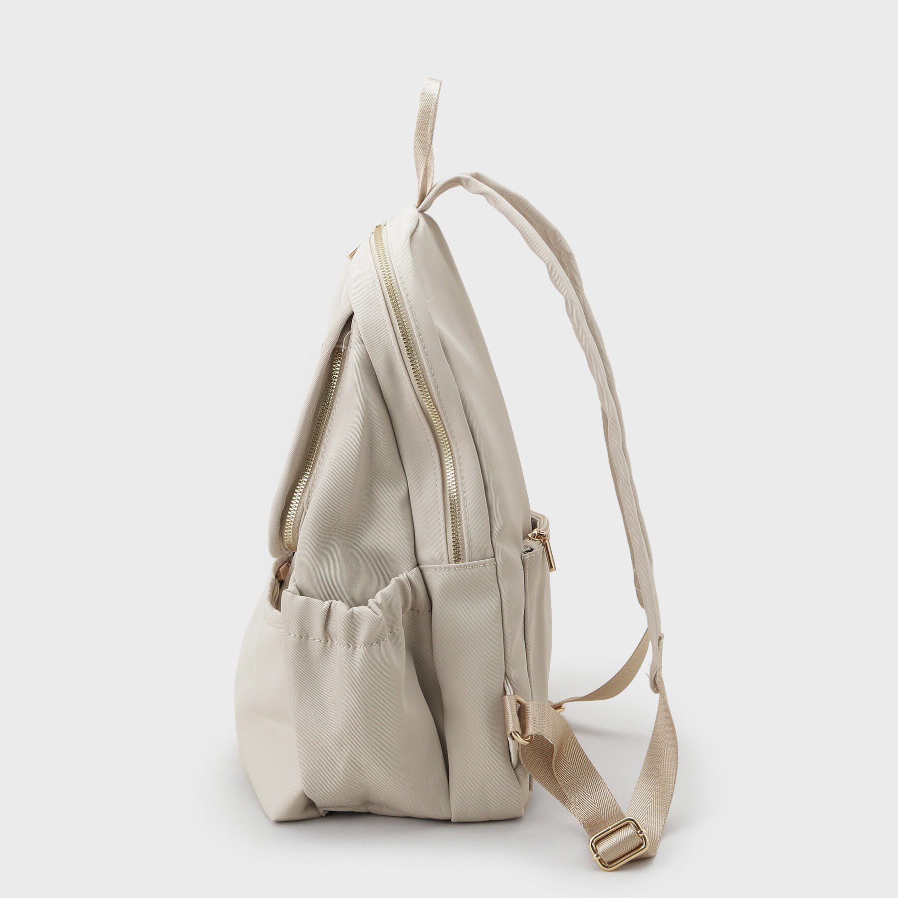 OPAQUE.CLIP「【撥水加工/多ポケット/A4サイズ対応】マルチファンクションツイルリュックサック」|リュック|