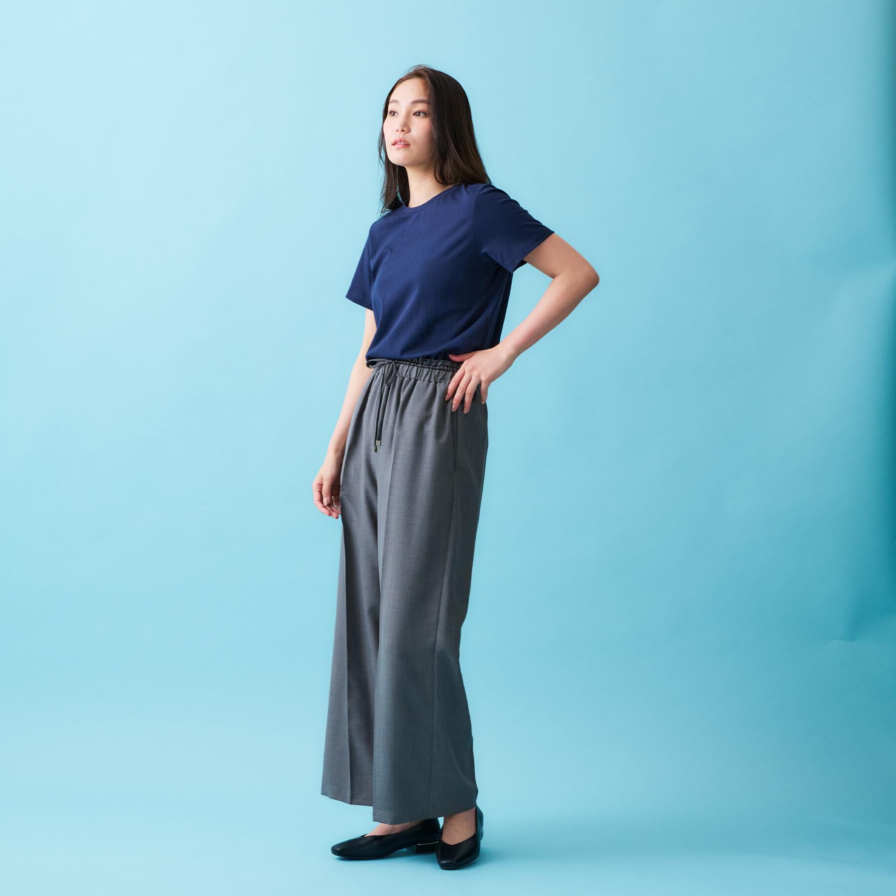 OPAQUE.CLIP「《5色展開》ベーシックTシャツ【洗濯機洗い可/UV/接触冷感】」|Tシャツ・カットソー|