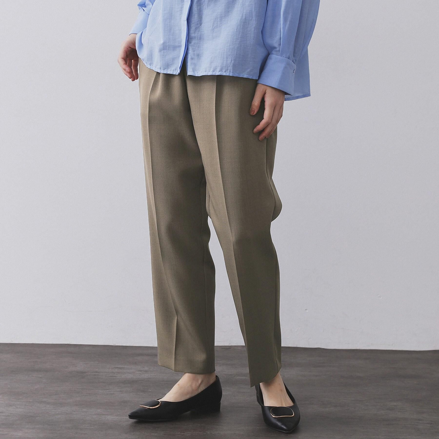 OPAQUE.CLIP「ストレッチ美脚イージーテーパードパンツ【防シワ/洗濯機洗い可】」|その他|