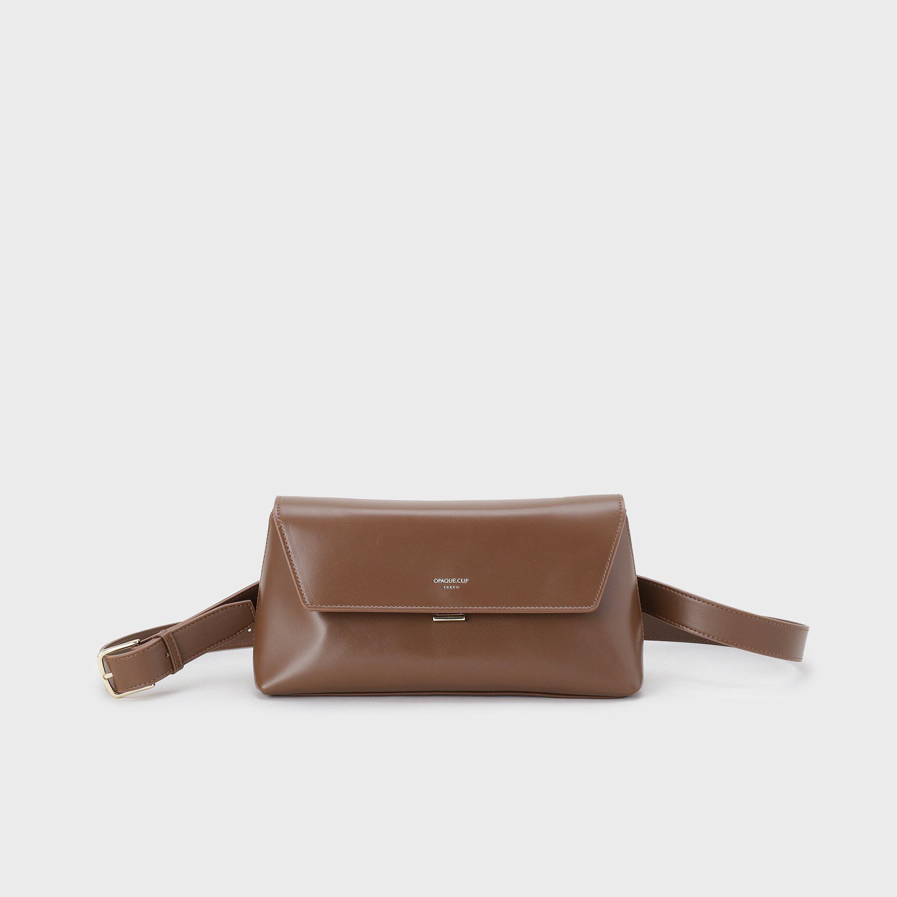OPAQUE.CLIP「【3WAY】スムース合皮ワイドボディバッグ」|その他|