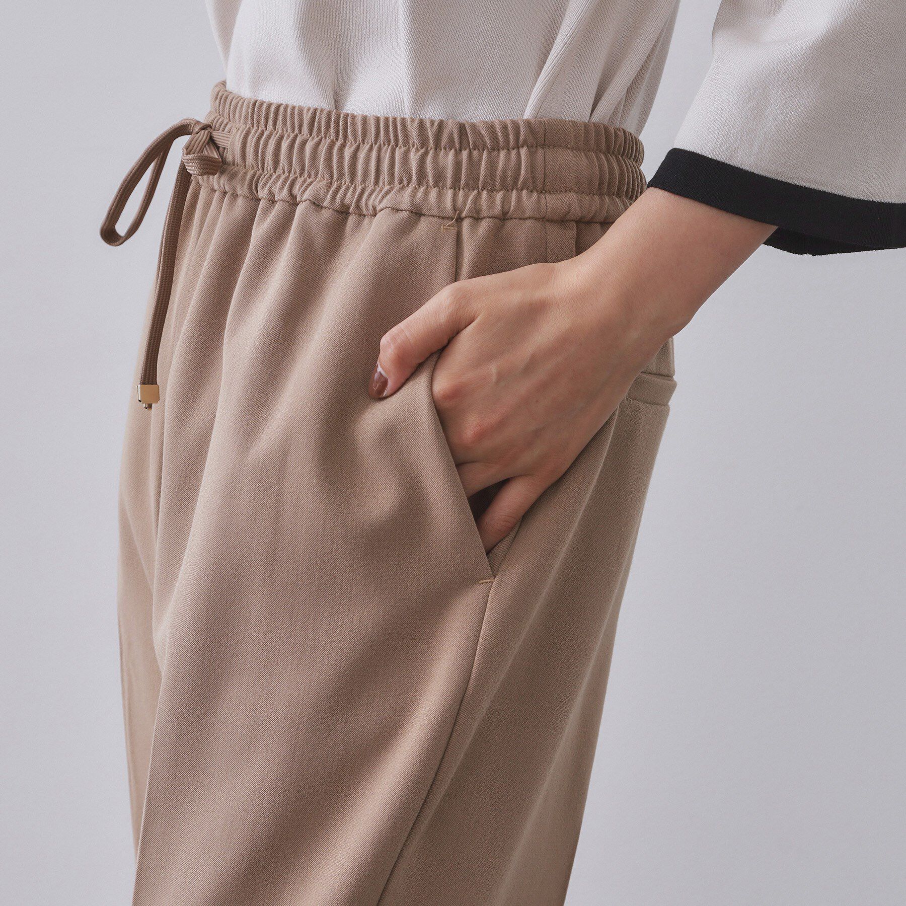 OPAQUE.CLIP「ウォームタッチ イージーテーパードパンツ【洗濯機洗OK/ストレッチ】」|その他|