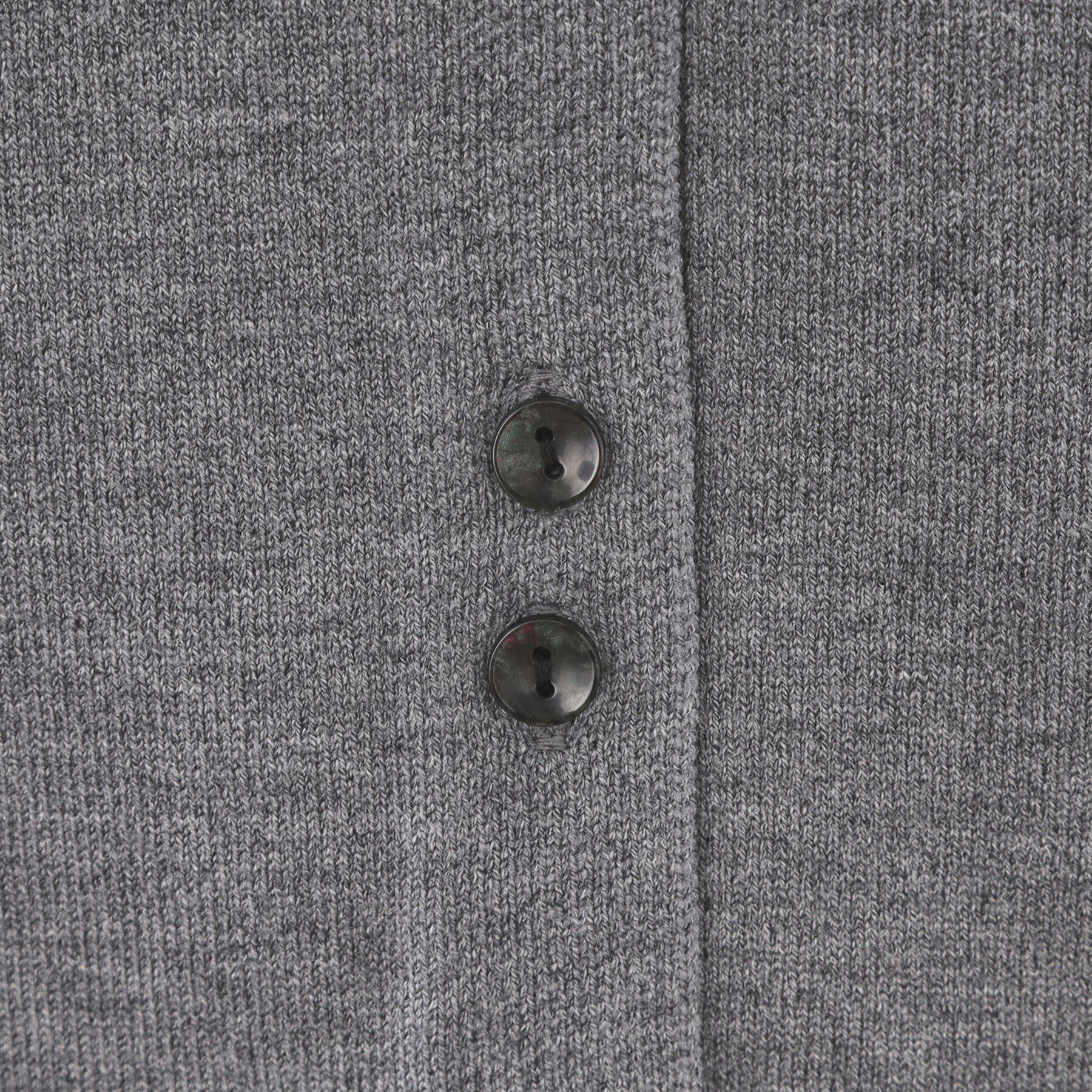 OPAQUE.CLIP「袖口ドッキング ポロ衿デザインニット【洗濯機OK】」|ニット・セーター|