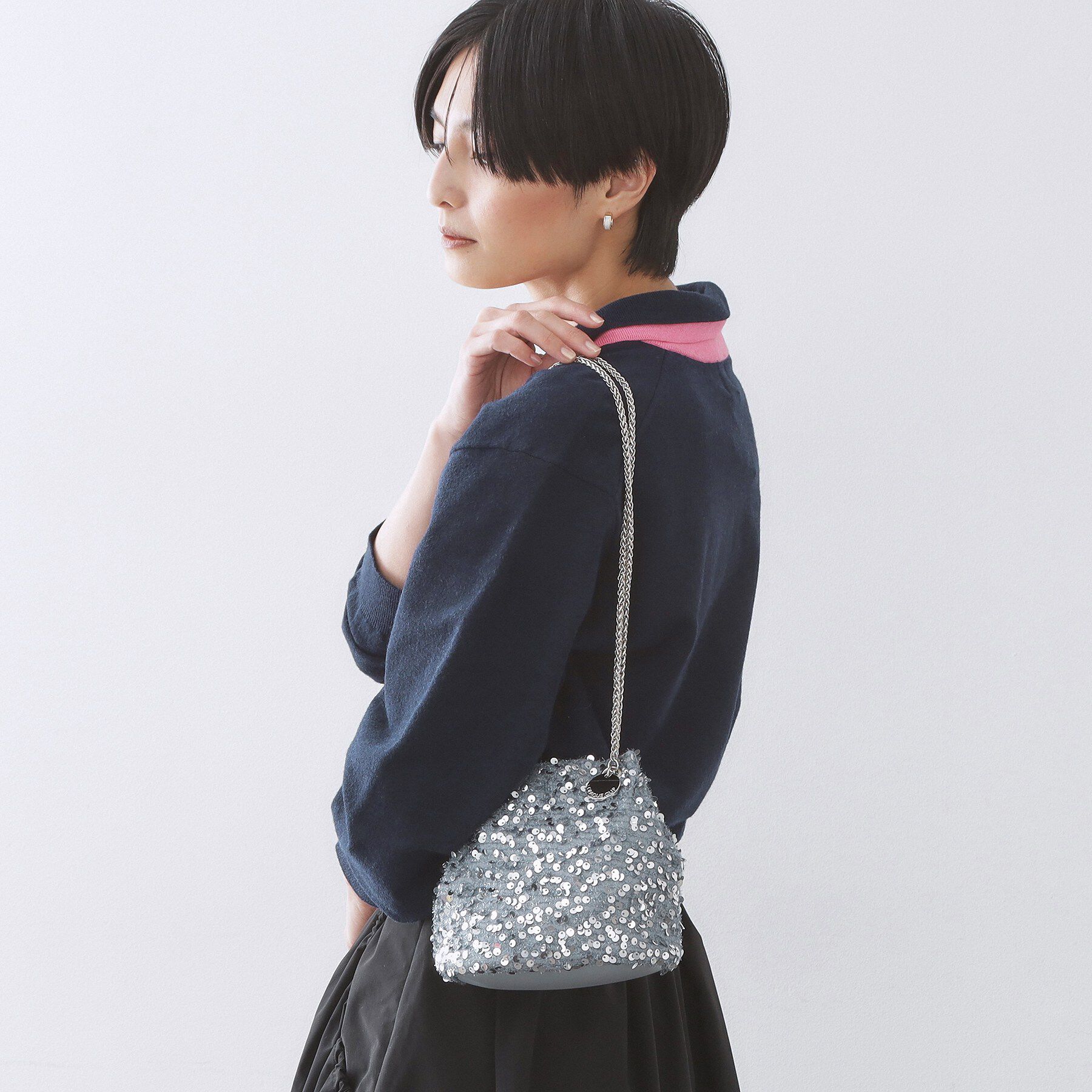 OPAQUE.CLIP「【2WAY】スパンコールミニショルダー」|ショルダー・メッセンジャー|