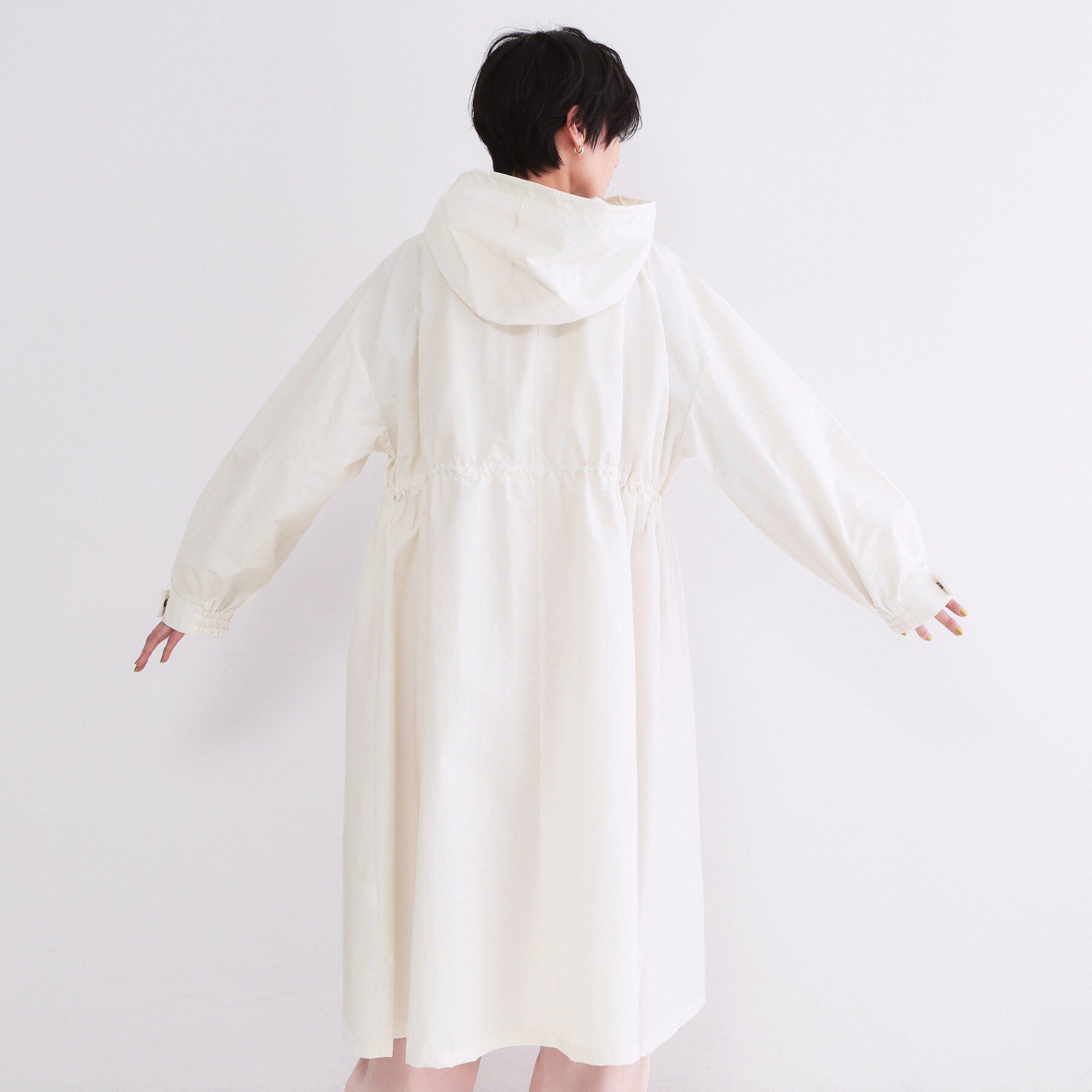 OPAQUE.CLIP「撥水フードZIPロングコート【洗濯機OK】」|その他|