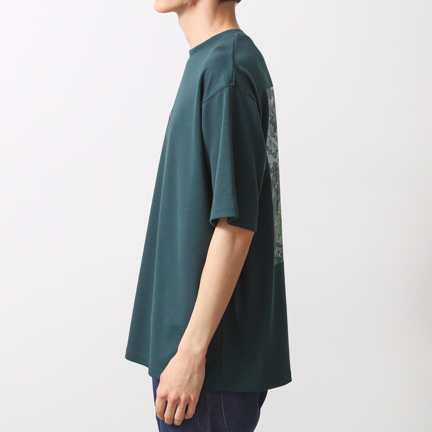 THE SHOP TK「ボタニカルプリントオーバーサイズ半袖Ｔシャツ」|Tシャツ・カットソー|