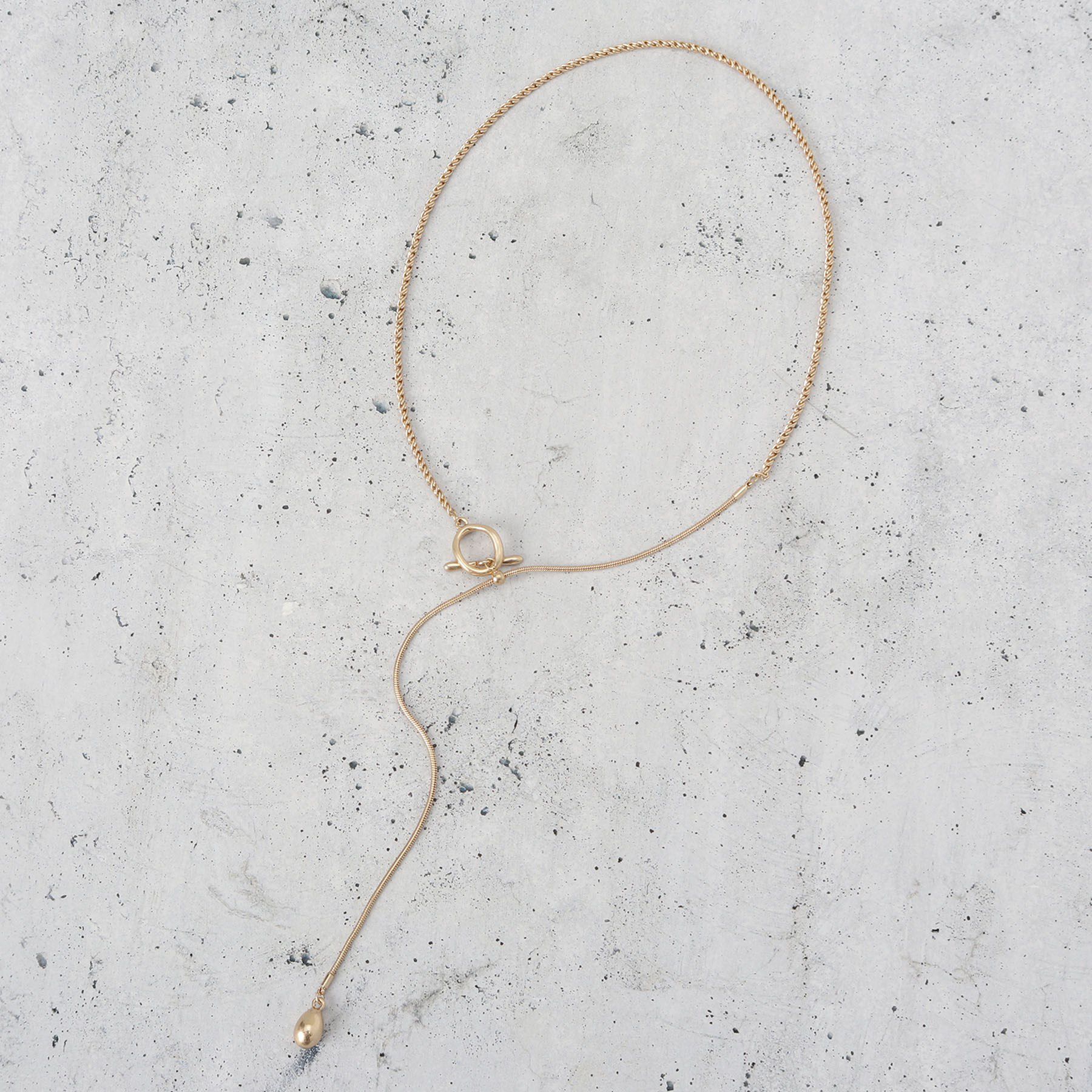 THE SHOP TK「ラリエットネックレス」|ネックレス|ゴールド(007)