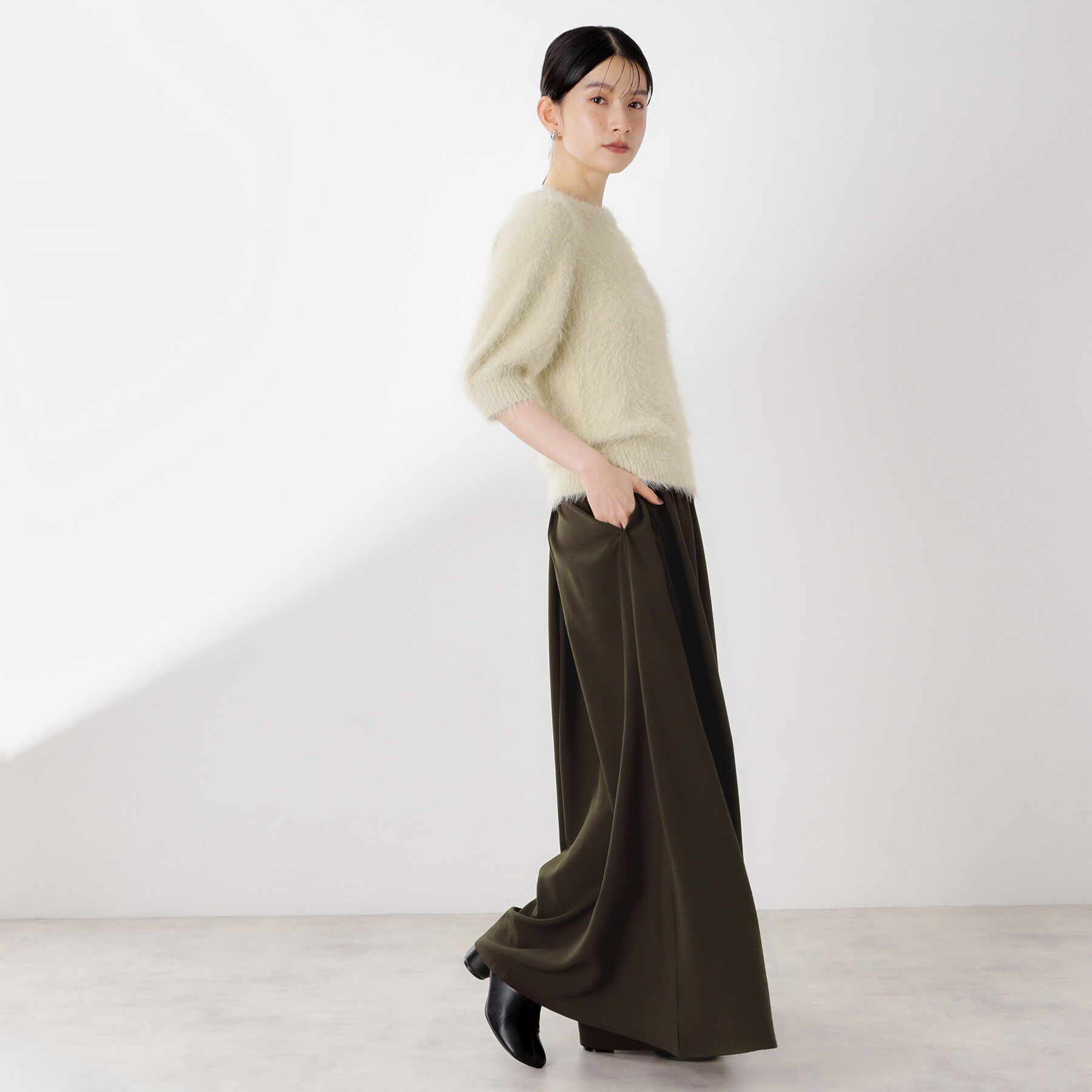 THE SHOP TK「ワイドイージーパンツ【洗える】」|その他|