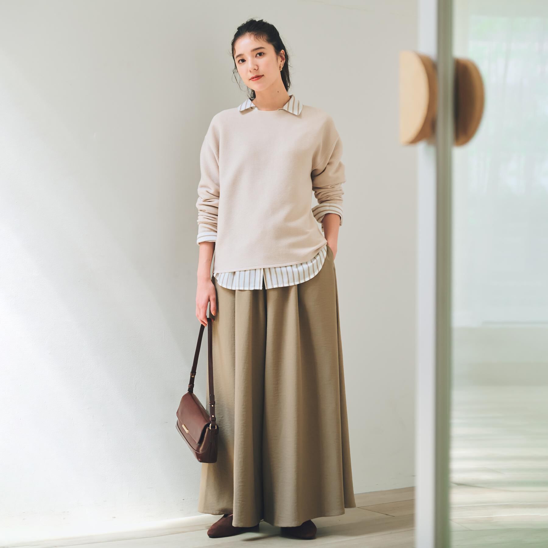 THE SHOP TK「ワイドイージーパンツ【洗える】」|その他|