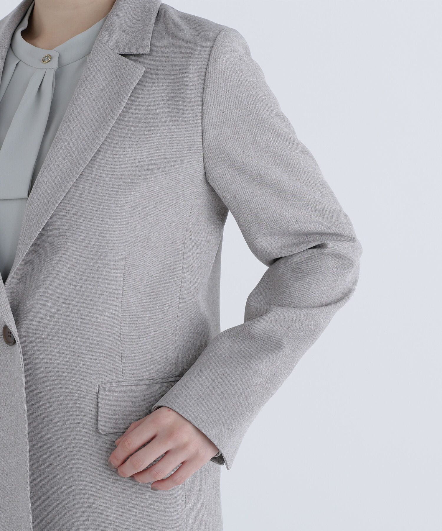  「メランジシャークスキン SETUP テーラードジャケット」|その他|