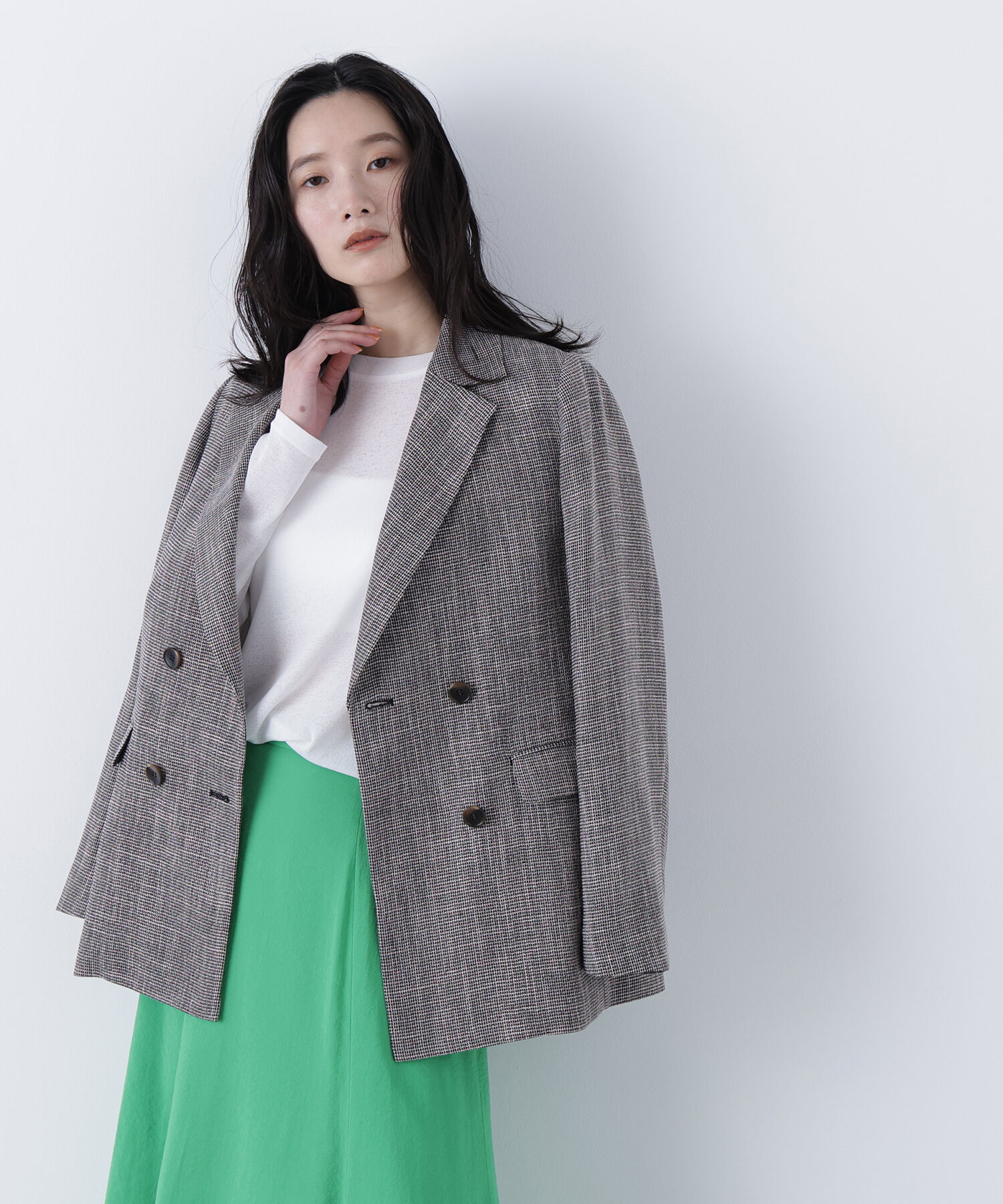  「〈N.〉からみ織りダブルジャケット」|その他|