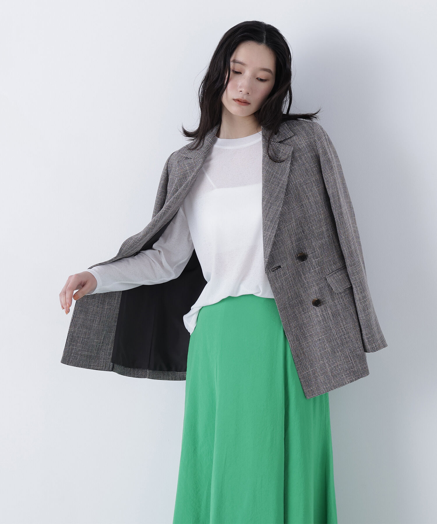  「〈N.〉からみ織りダブルジャケット」|その他|