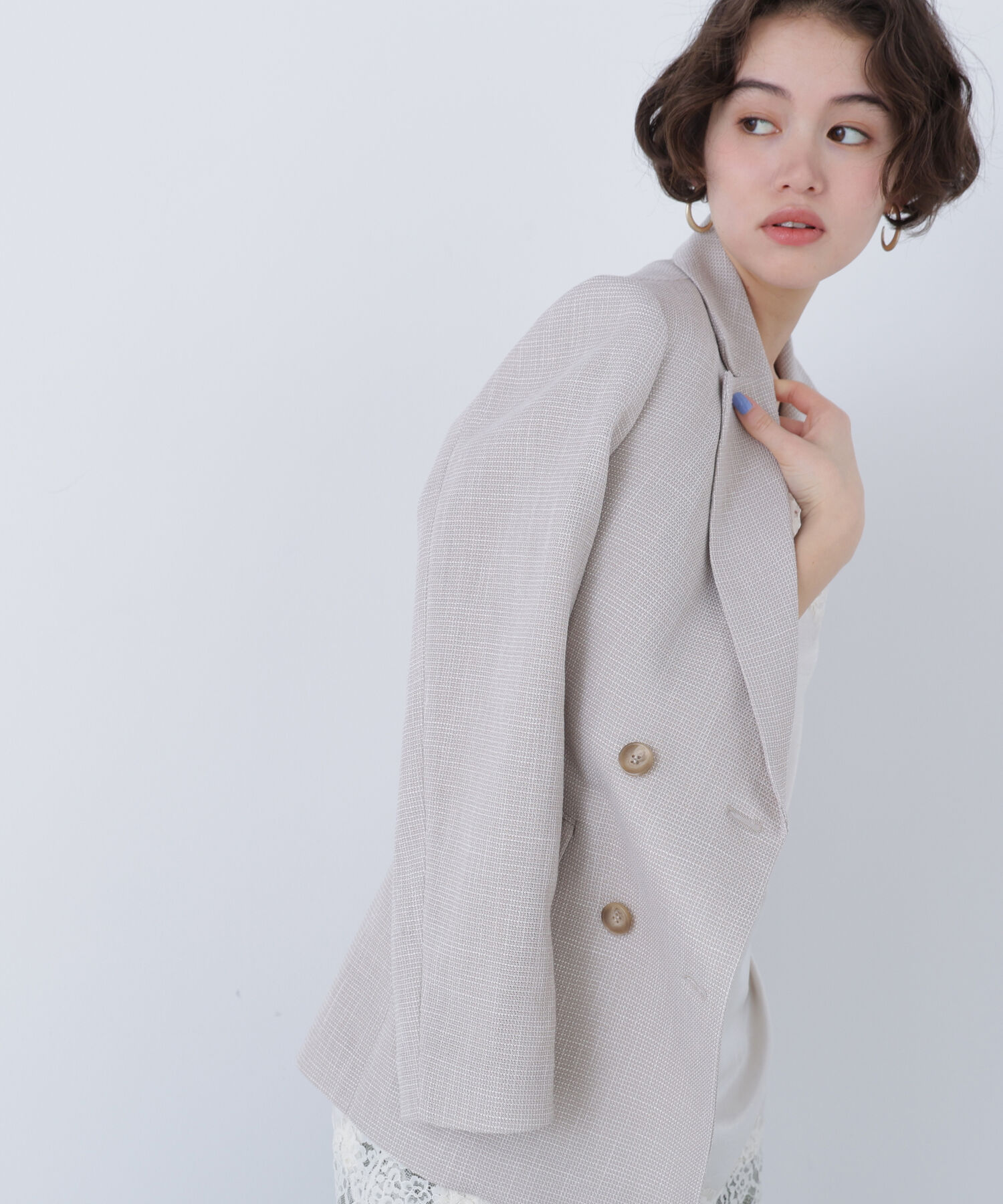  「〈N.〉からみ織りダブルジャケット」|その他|