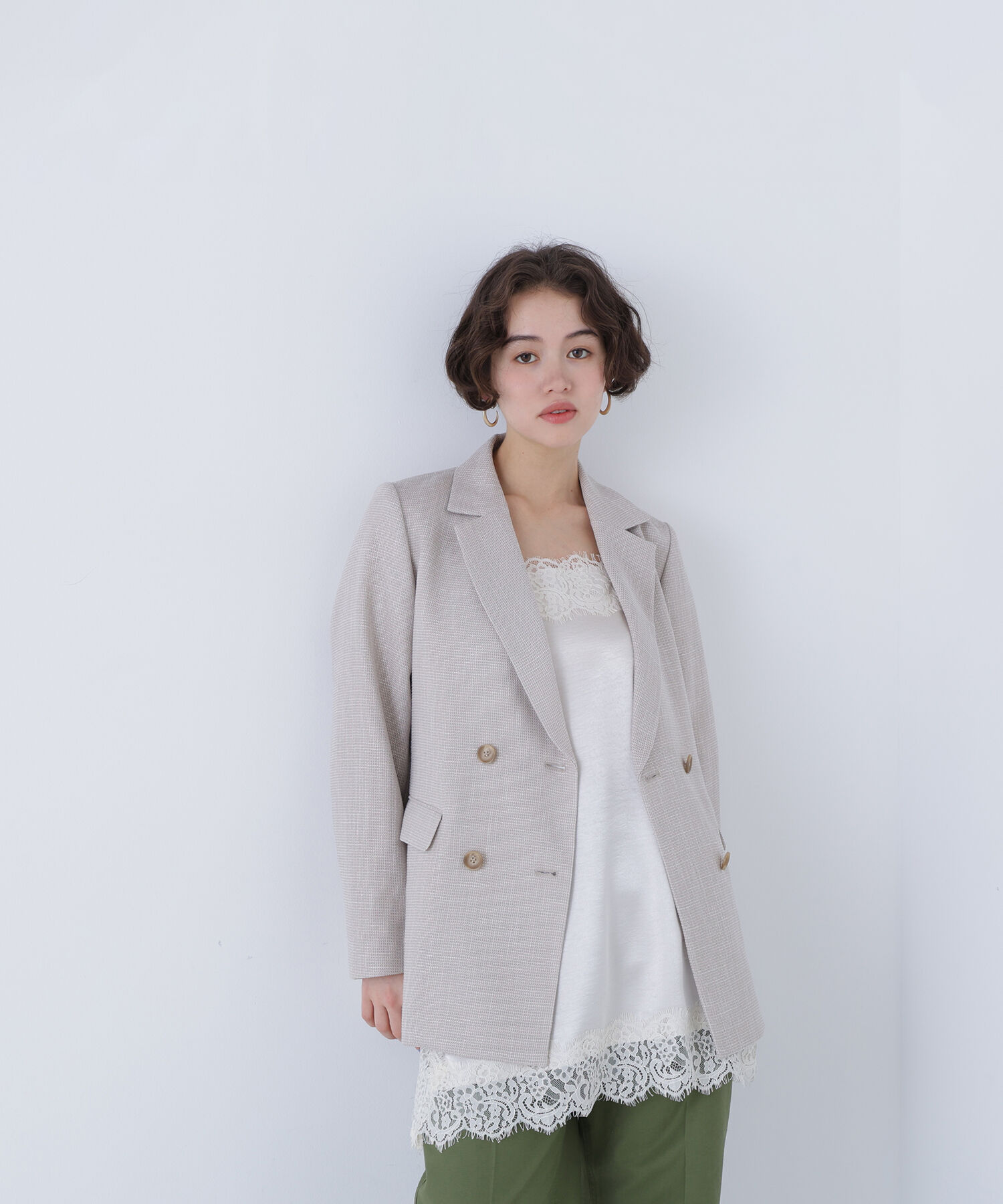  「〈N.〉からみ織りダブルジャケット」|その他|