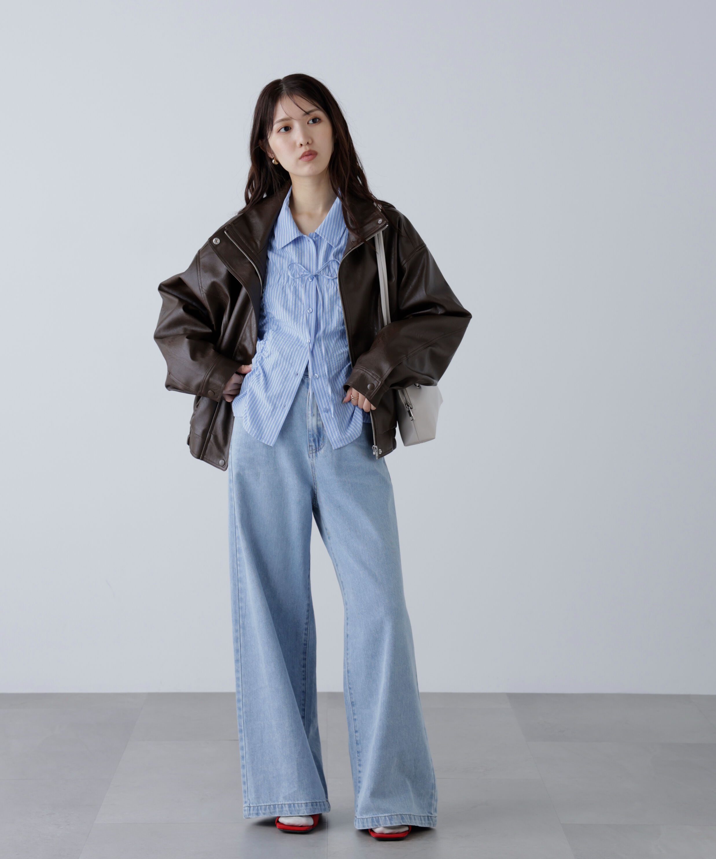  「甘織ワイドデニムパンツ」|その他|