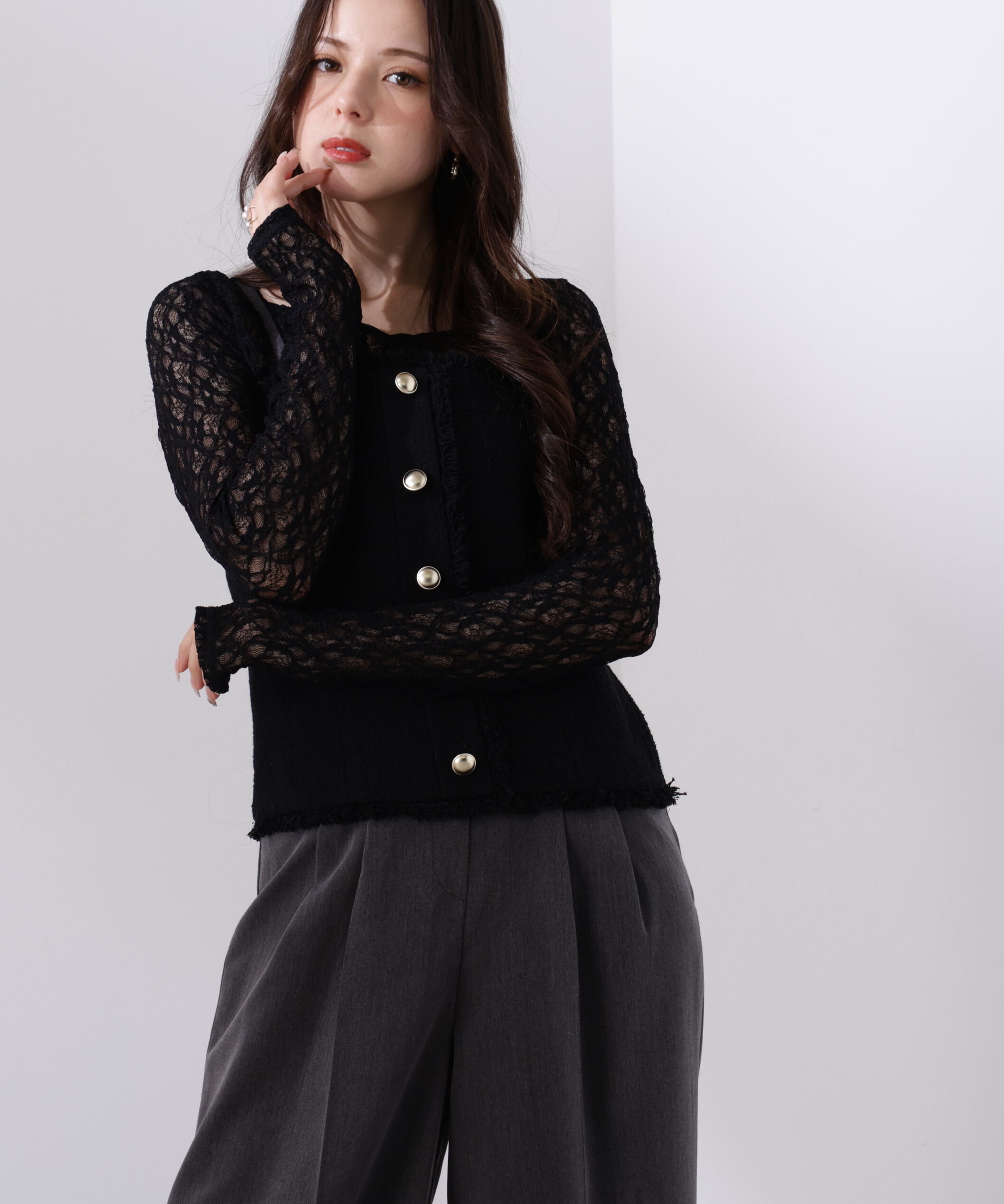 PROPORTION BODY DRESSING「＜L＞MIXキャミオールインワン　26SS」|ワンピース|