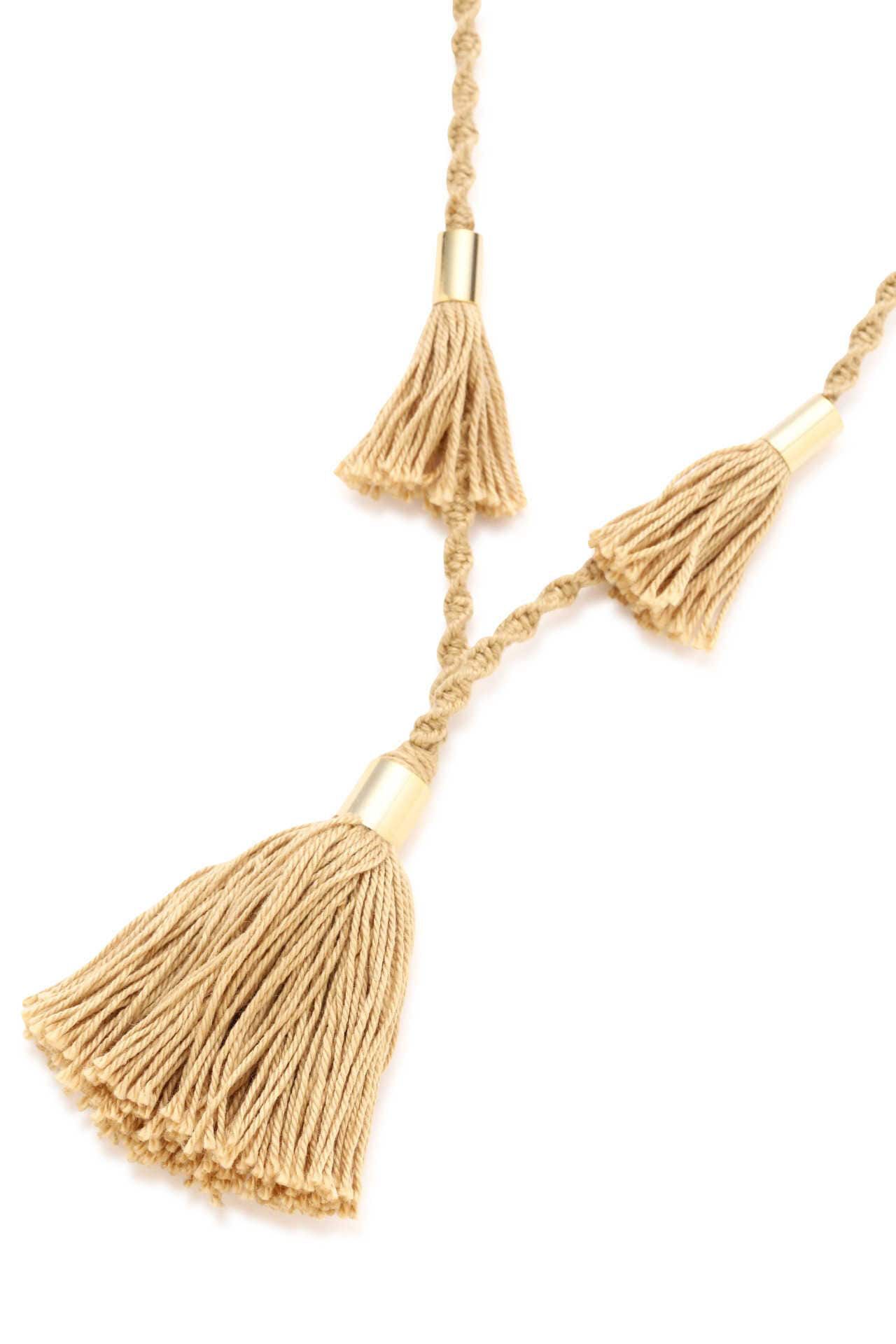  「タッセルネックレス」|ネックレス|