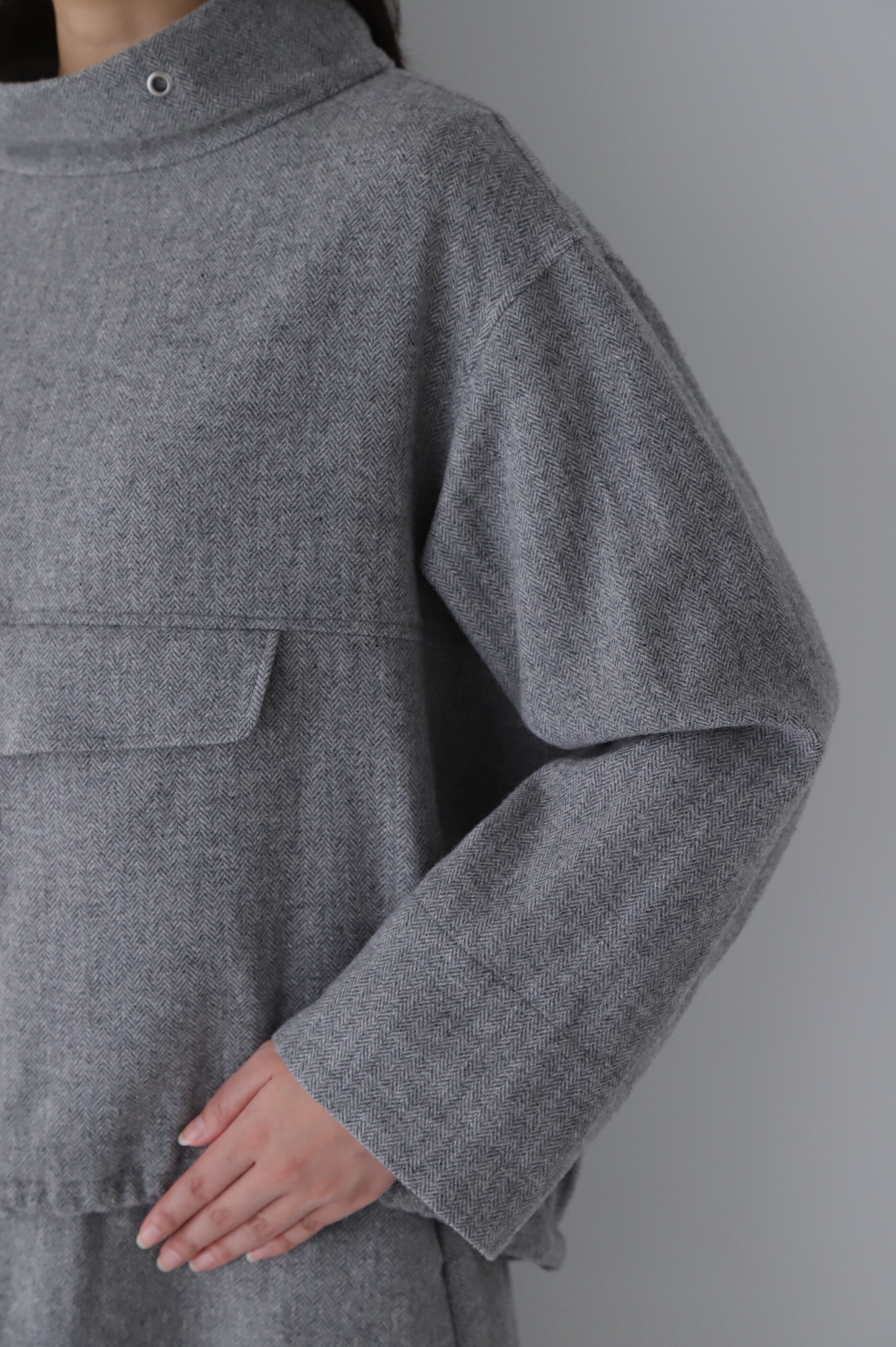  「◆ツィードスタンドアノラック」|シャツ・ブラウス|