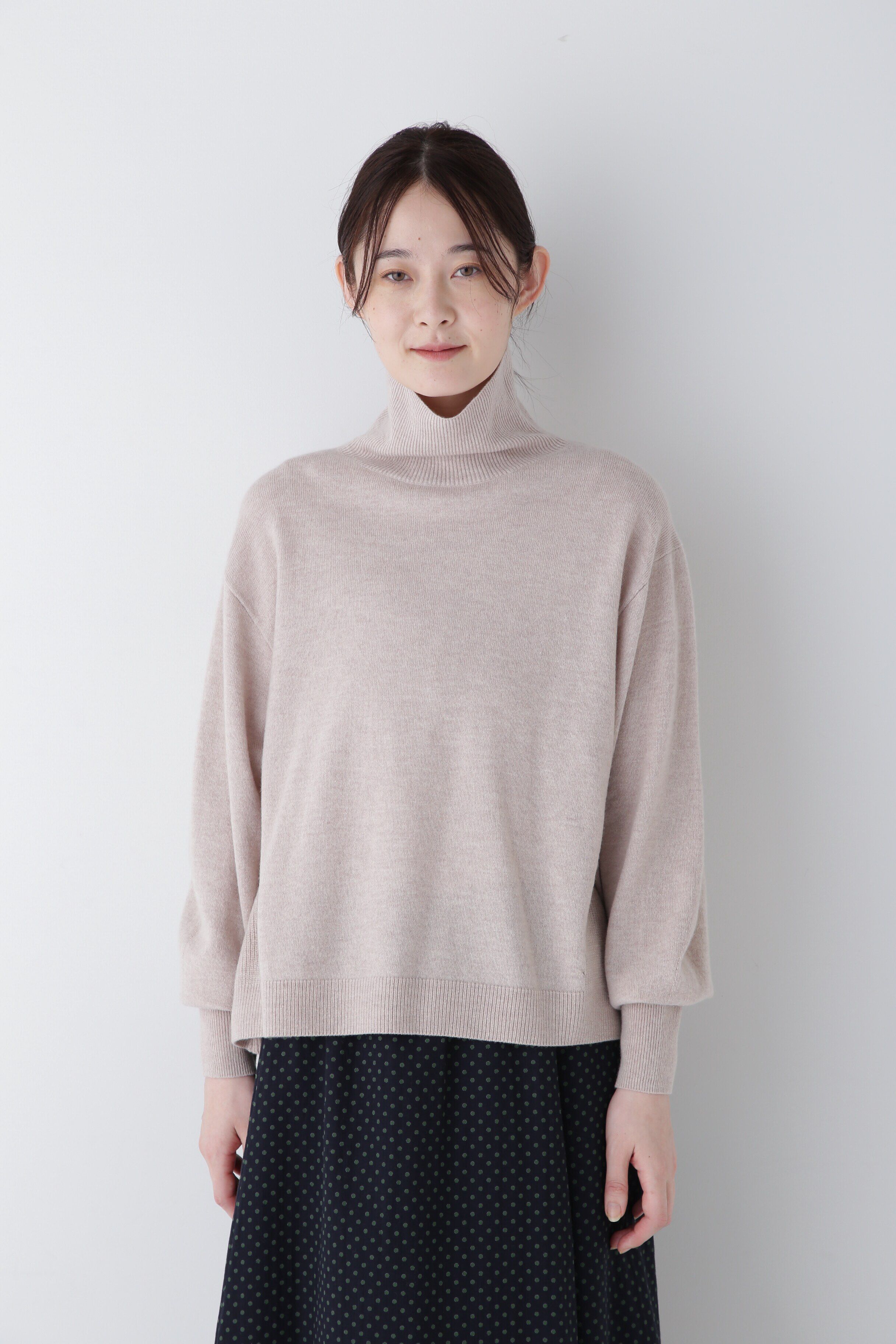  「◆ソフトタッチウールハイネックプルオーバー」|ニット・セーター|