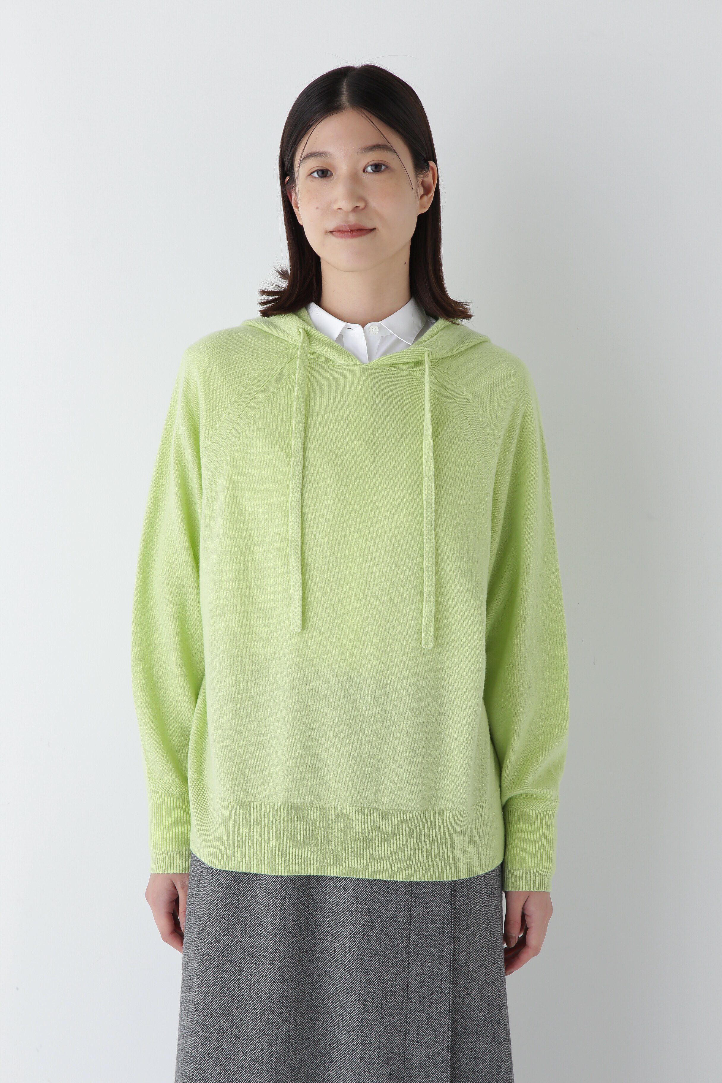  「◆ウールカシミヤフーディニット」|ニット・セーター|