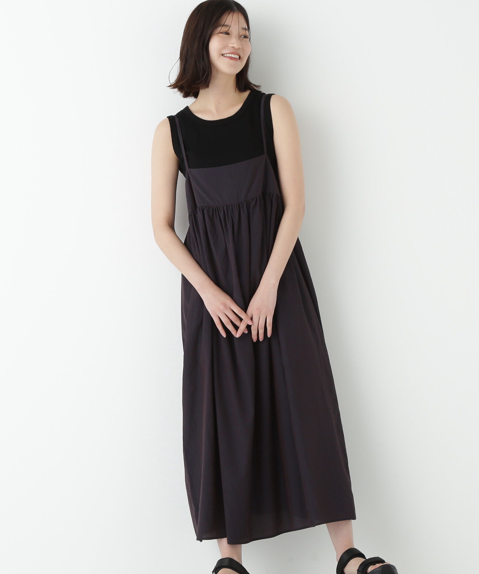  「◆ストライプローンキャミソールワンピース」|ワンピース|ネイビースト 3