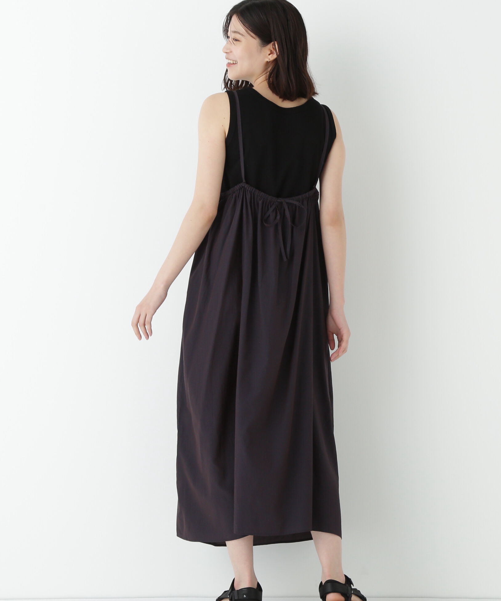  「◆ストライプローンキャミソールワンピース」|ワンピース|